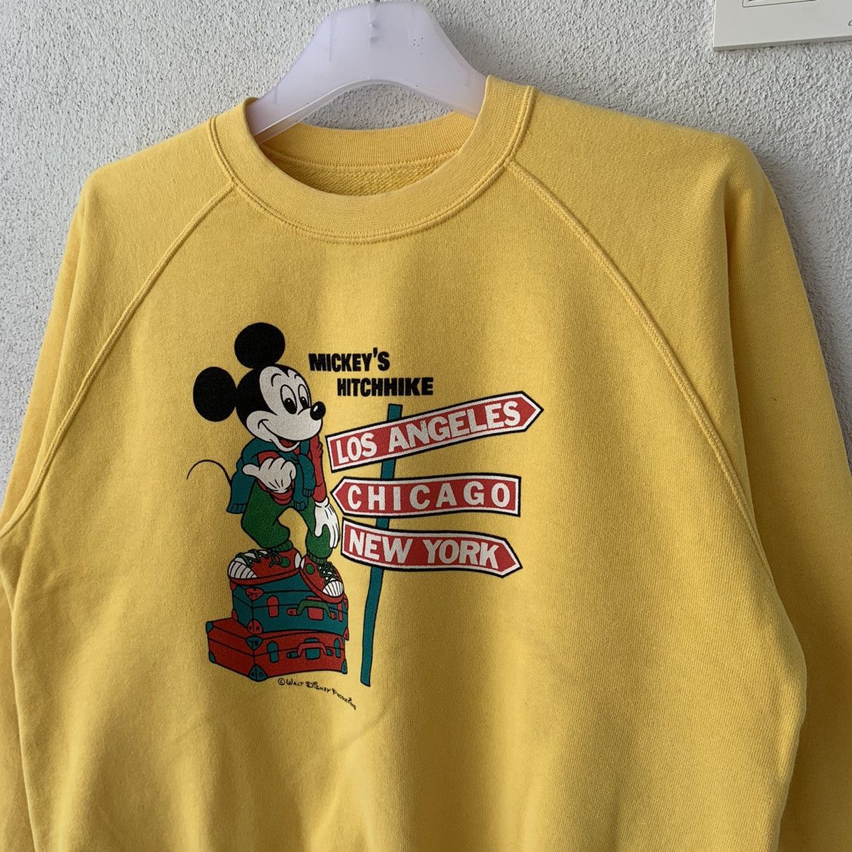 Disney × Mickey Mouse vintage MICKEY MOUSE sweatshirt spell out big design.. Size US S / EU 44-46 / 1 - 4 Thumbnail