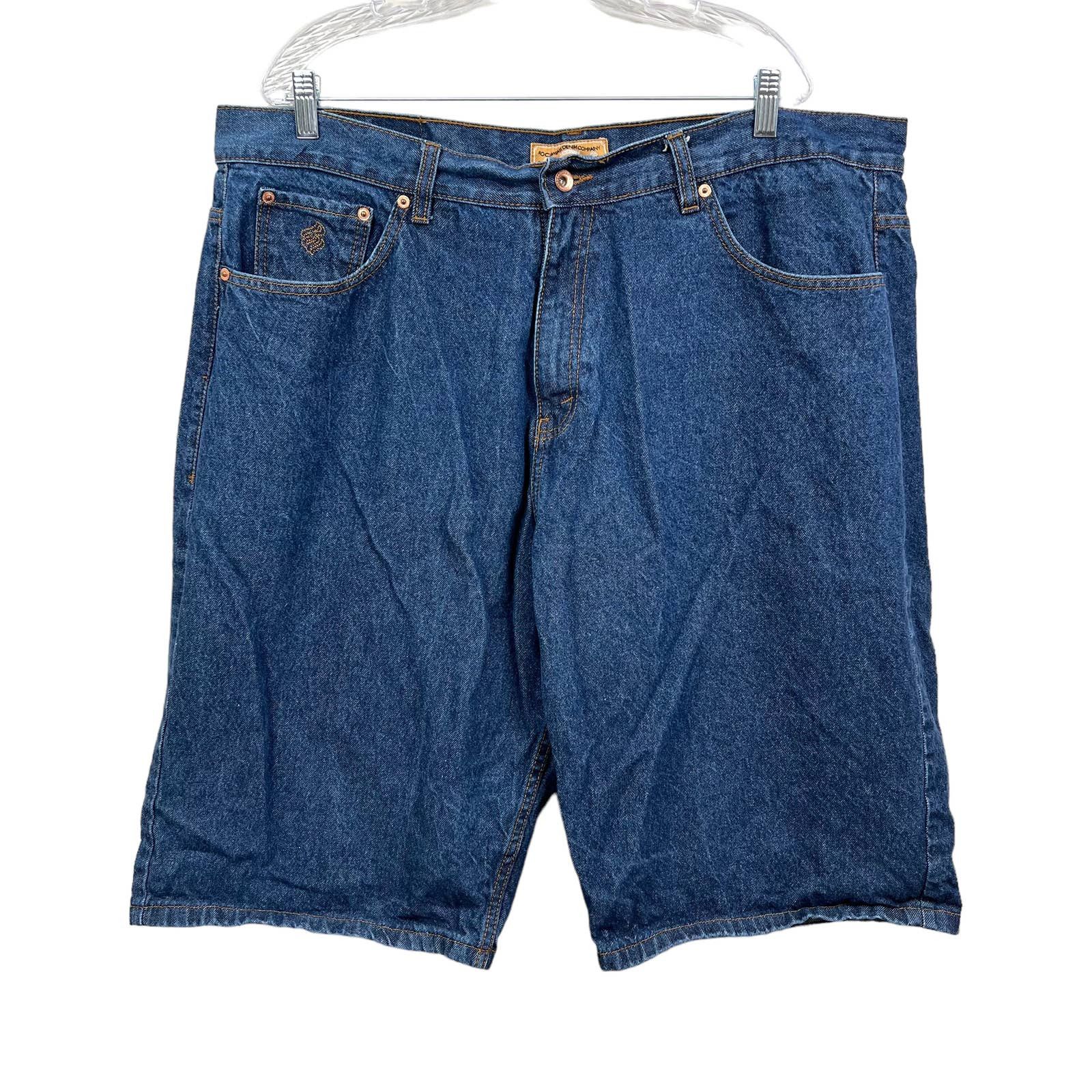Short Long Garçon Rocawear - Jean Denim Bleu Délavé, Taille 8, Coupe Capri, Occasion
