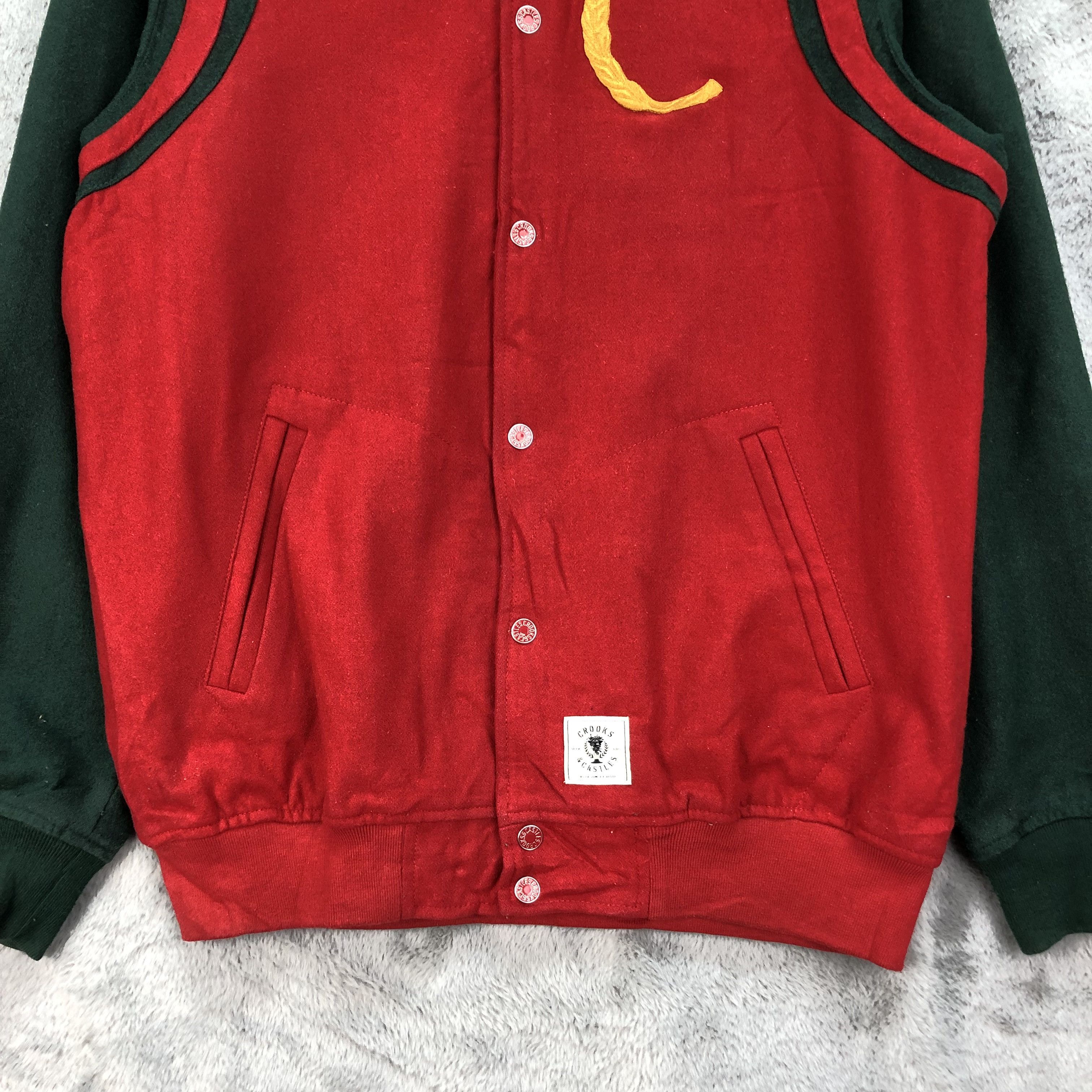 Crooks & Castles Crooks & Castles Stadium Jumper VarsityJacket #4779-169 Size US L / EU 52-54 / 3 - 6 Thumbnail