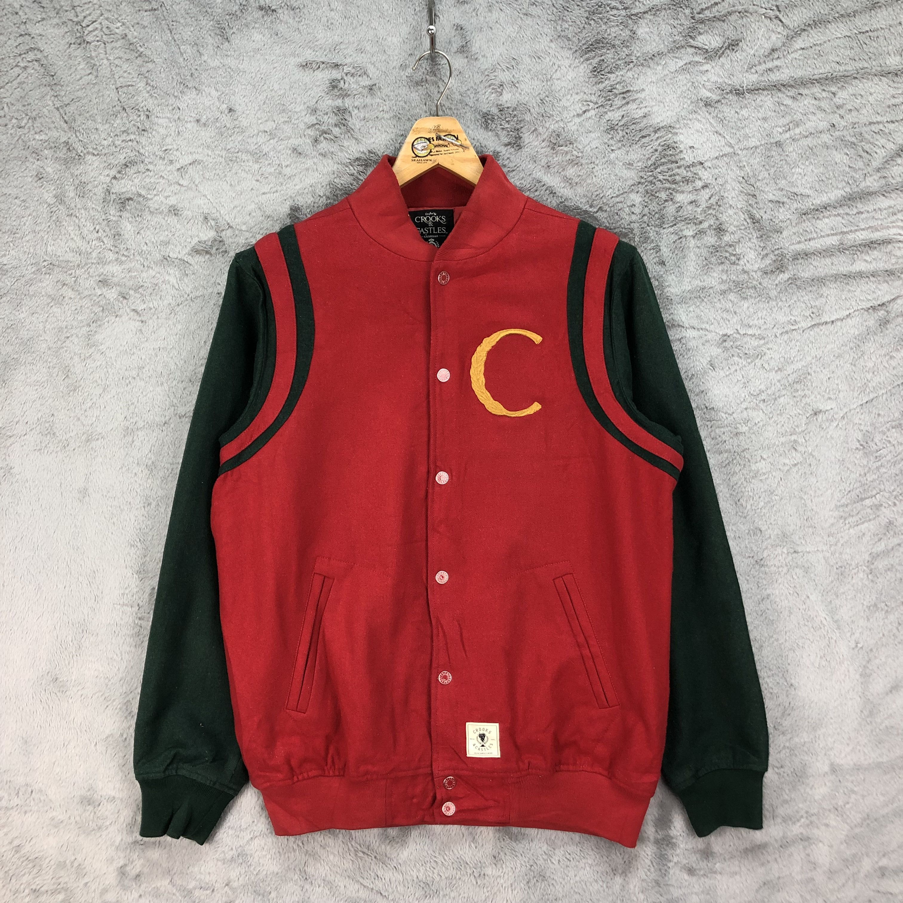 Crooks & Castles Crooks & Castles Stadium Jumper VarsityJacket #4779-169 Size US L / EU 52-54 / 3 - 3 Thumbnail