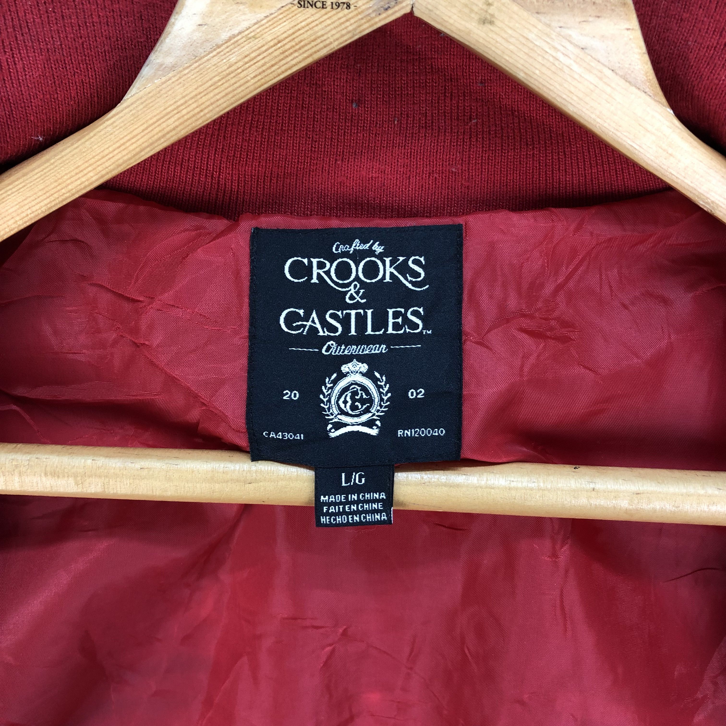 Crooks & Castles Crooks & Castles Stadium Jumper VarsityJacket #4779-169 Size US L / EU 52-54 / 3 - 12 Thumbnail