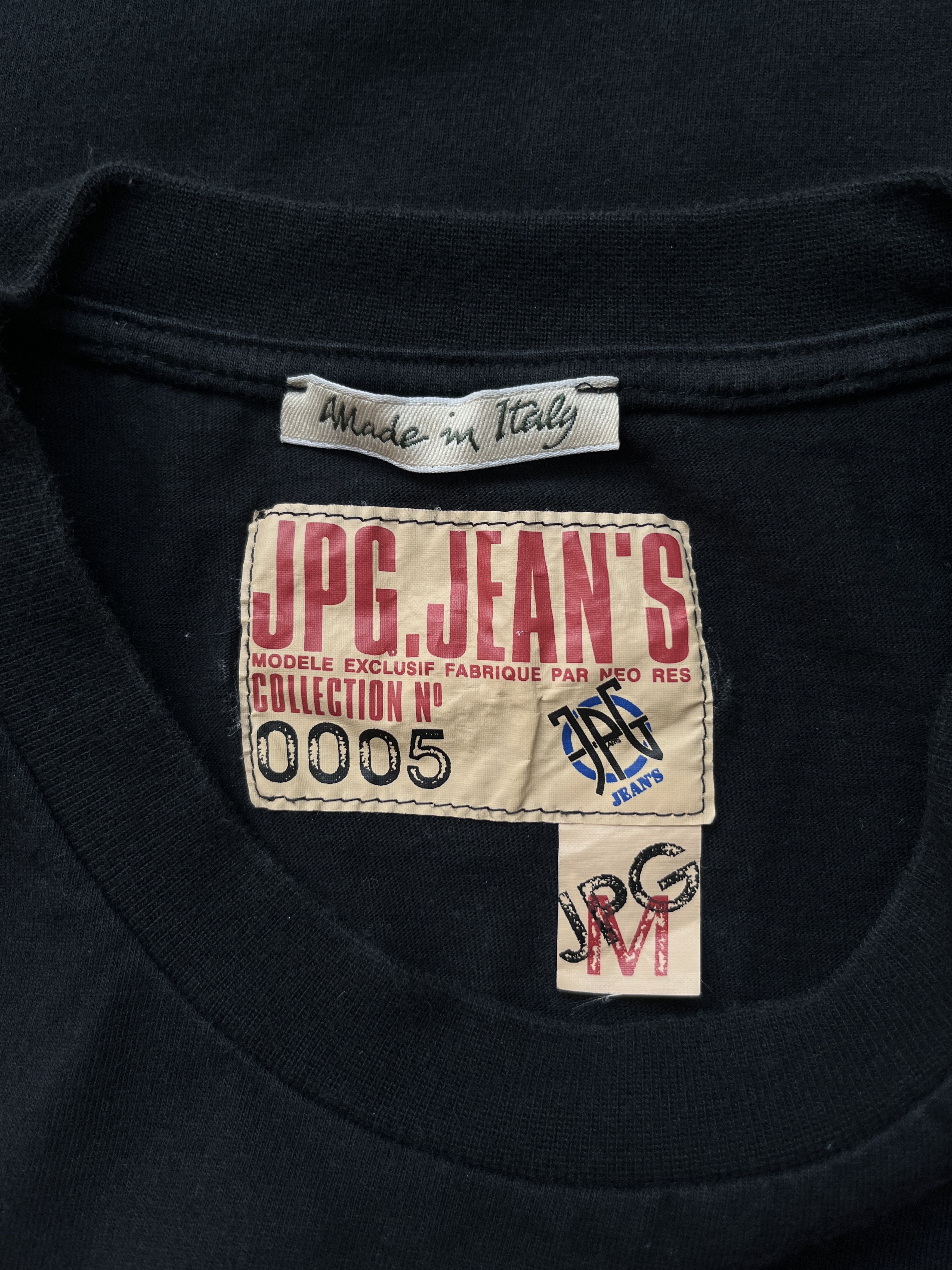 Jean Paul Gaultier ⚡️QUICK SALE⚡️1990's Jean Paul Gaultier Black Equal T-Shirt Size M / US 6-8 / IT 42-44 - 3 Thumbnail