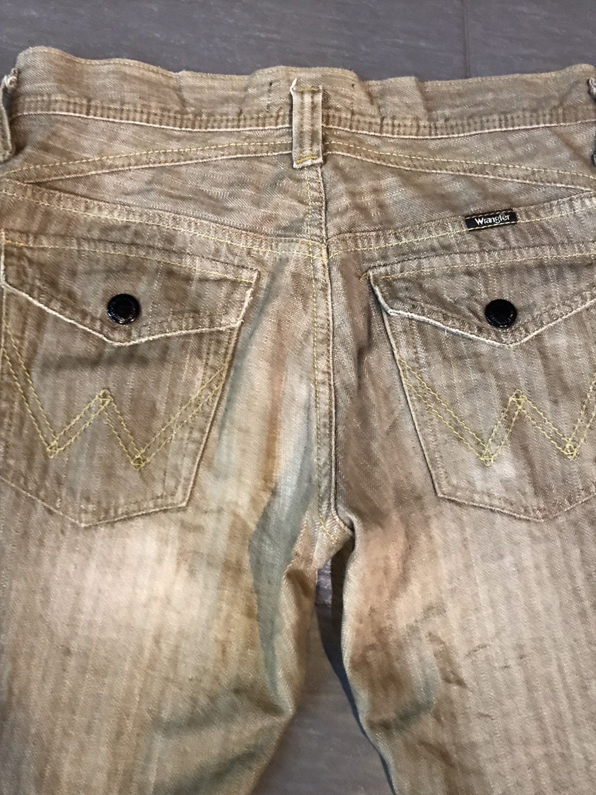 Tornado Mart Flare jeans wrangler low boot cut Size US 31 - 5 Thumbnail