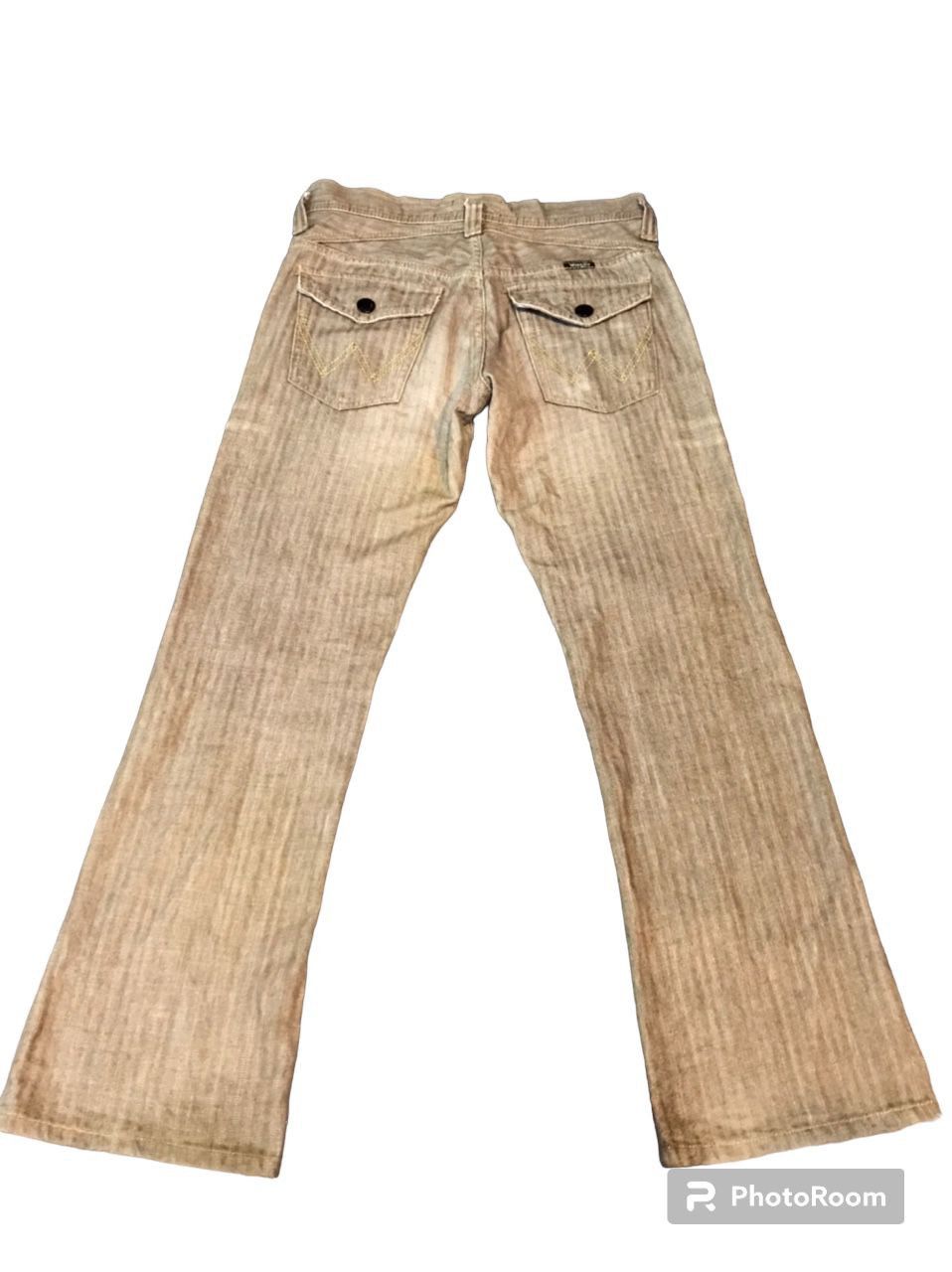 Tornado Mart Flare jeans wrangler low boot cut Size US 31 - 1 Thumbnail