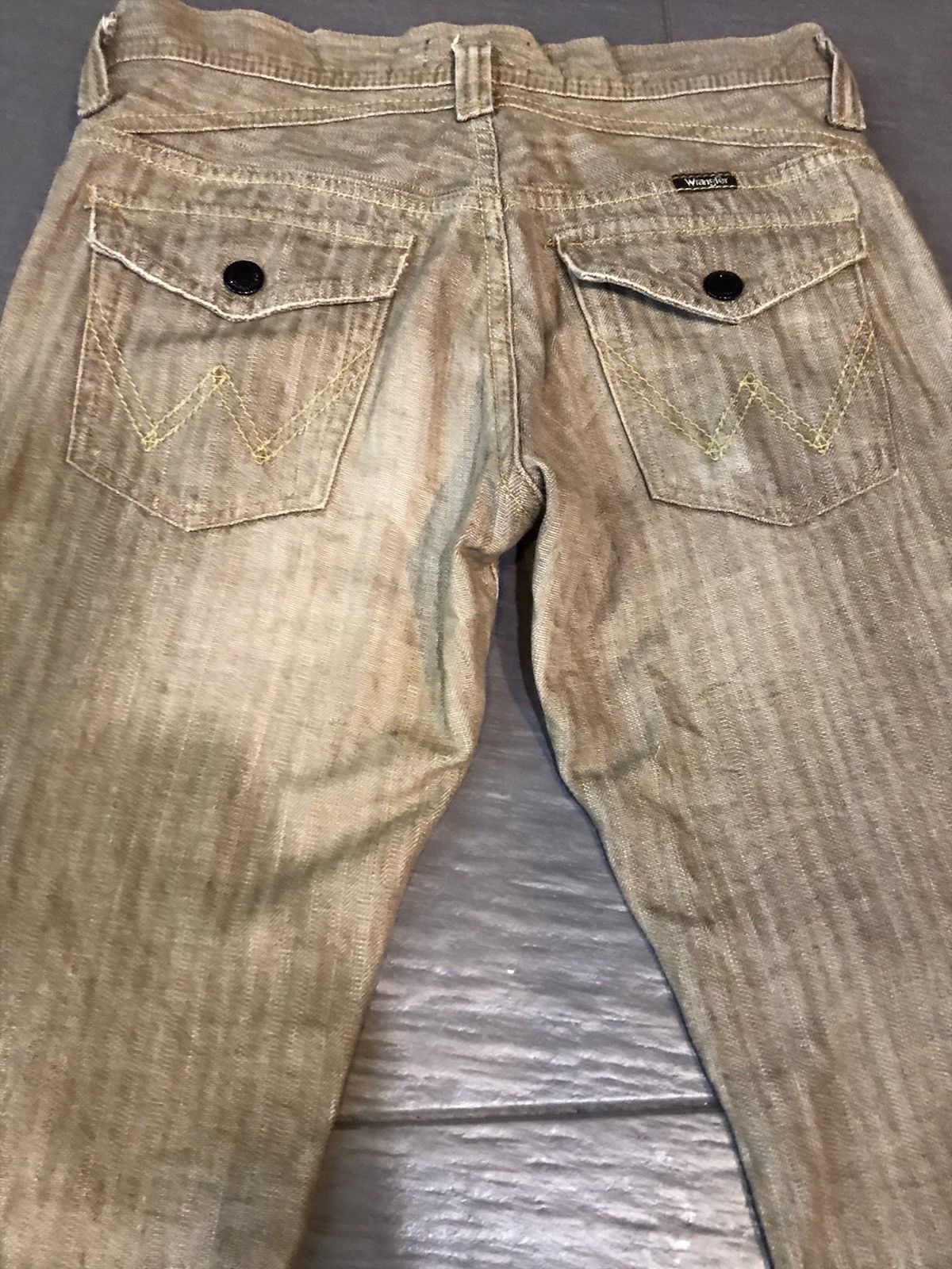 Tornado Mart Flare jeans wrangler low boot cut Size US 31 - 4 Thumbnail