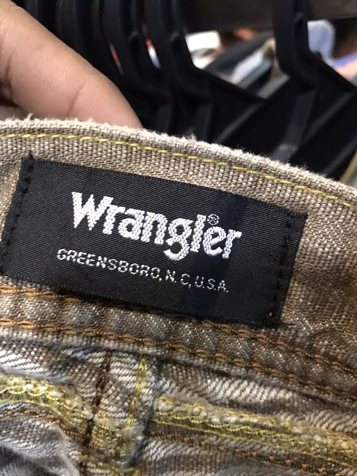 Tornado Mart Flare jeans wrangler low boot cut Size US 31 - 6 Thumbnail