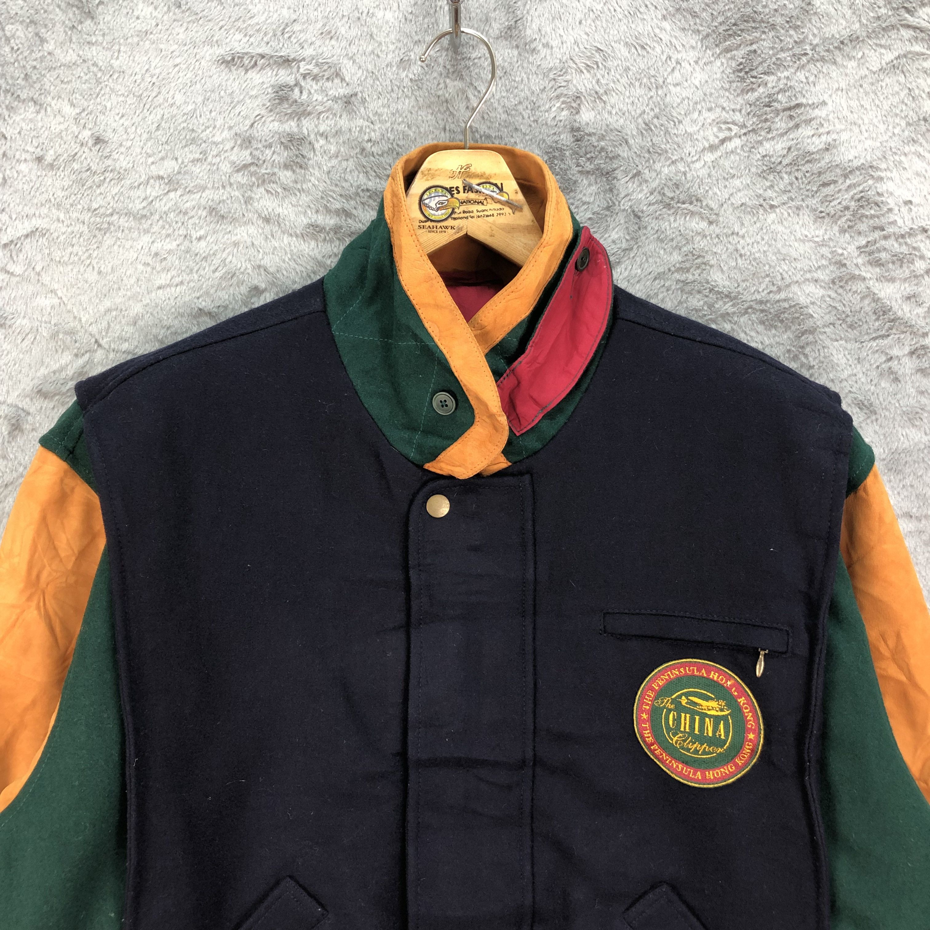 Other The China Clipper Stadium Jumper Varsity Jacket #4781-169 Size US M / EU 48-50 / 2 - 4 Thumbnail