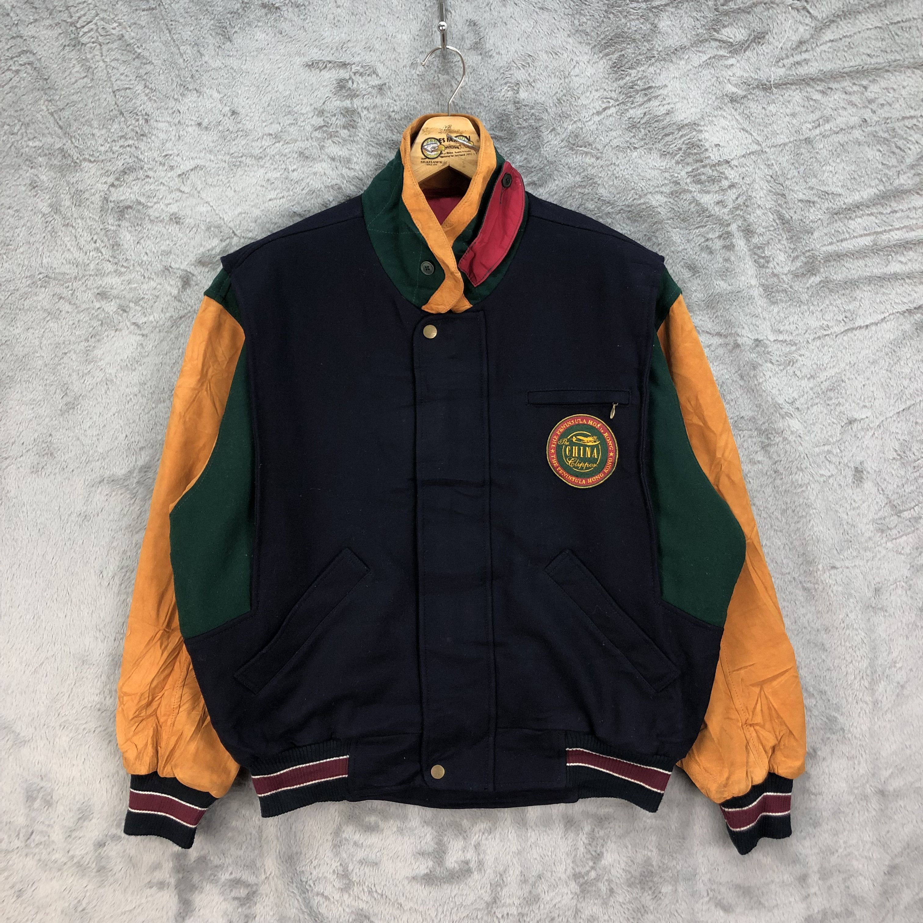 Other The China Clipper Stadium Jumper Varsity Jacket #4781-169 Size US M / EU 48-50 / 2 - 3 Thumbnail