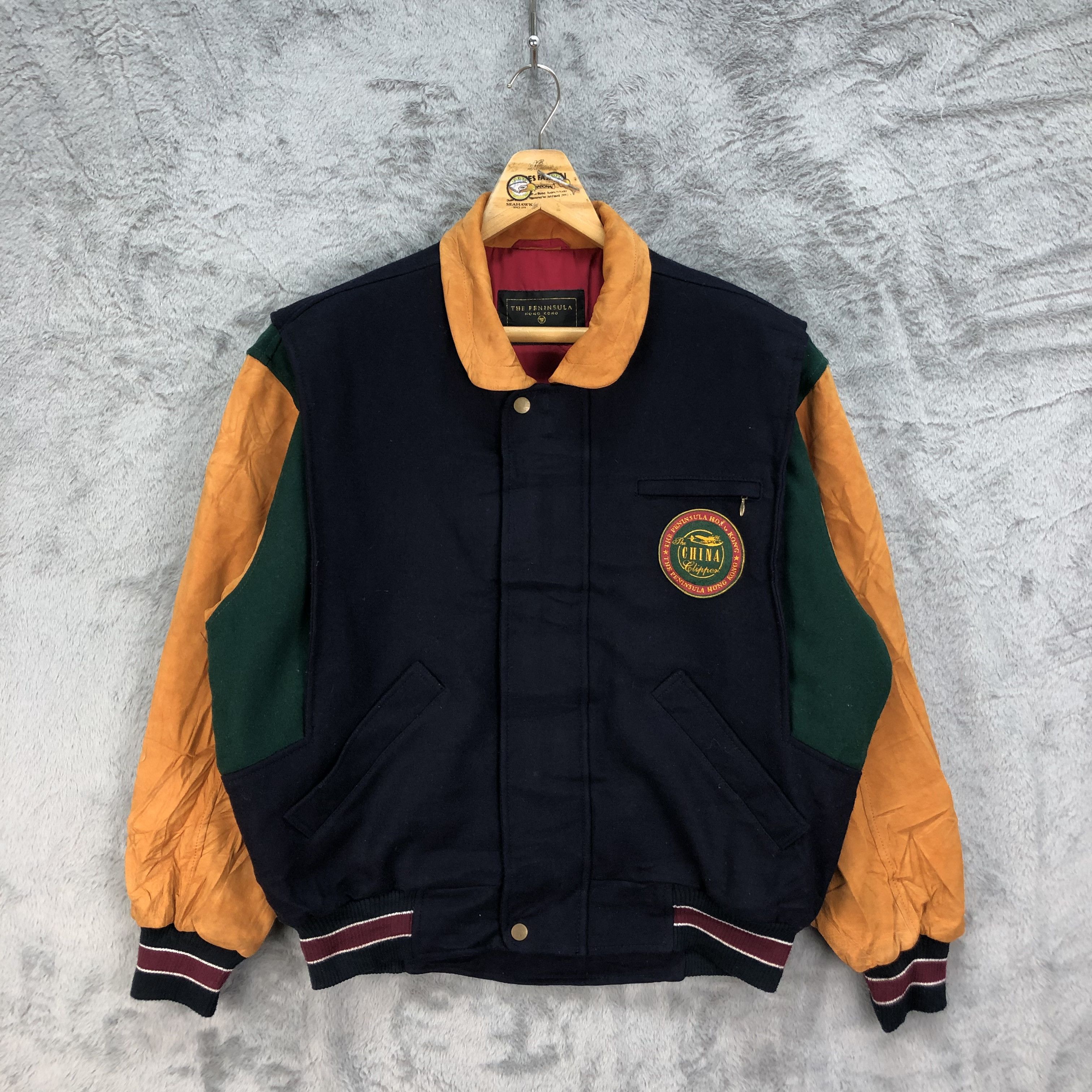 Other The China Clipper Stadium Jumper Varsity Jacket #4781-169 Size US M / EU 48-50 / 2 - 2 Thumbnail