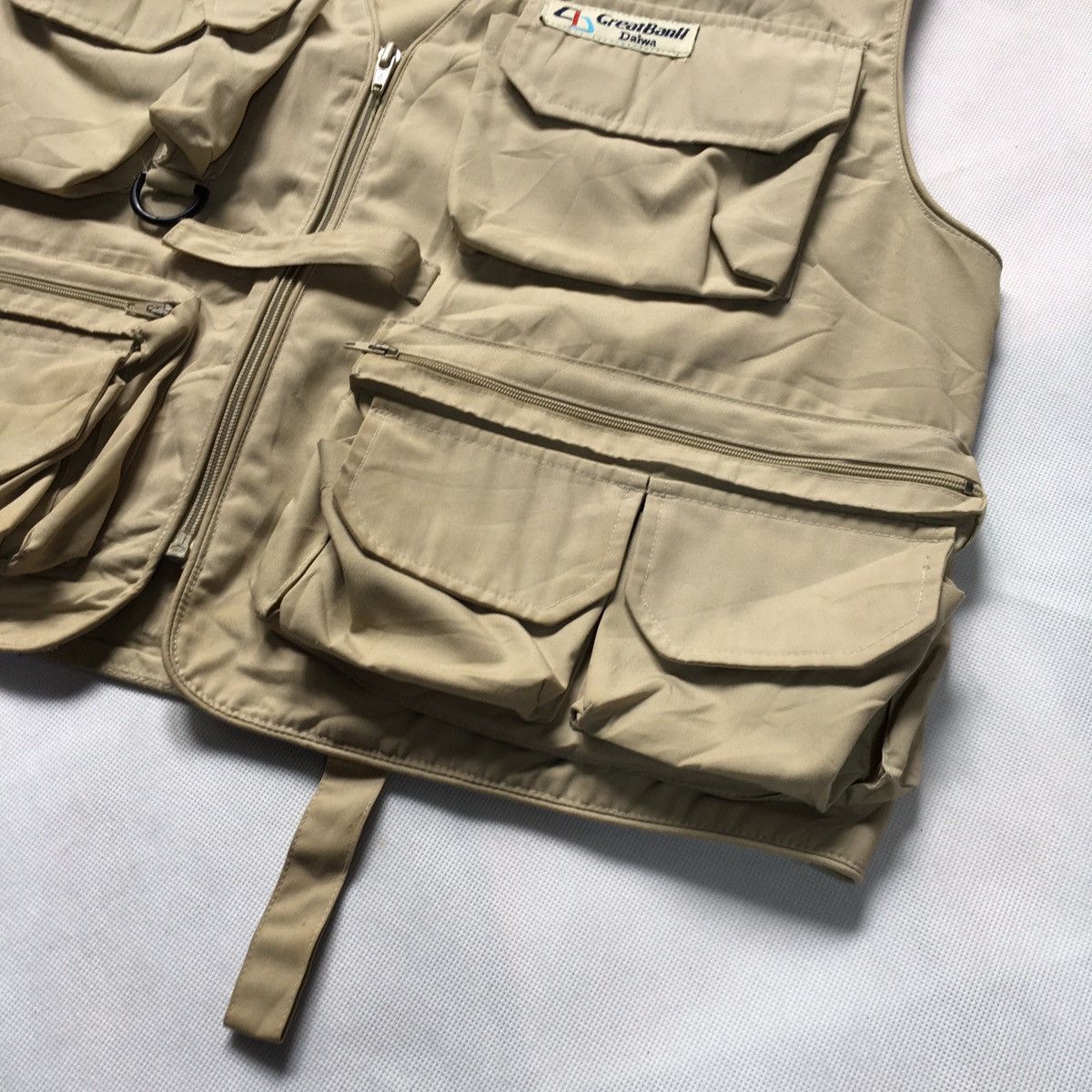 Japanese Brand Daiwa Multipocket Tech Tactical Zipper Utility Vest Size US M / EU 48-50 / 2 - 4 Thumbnail