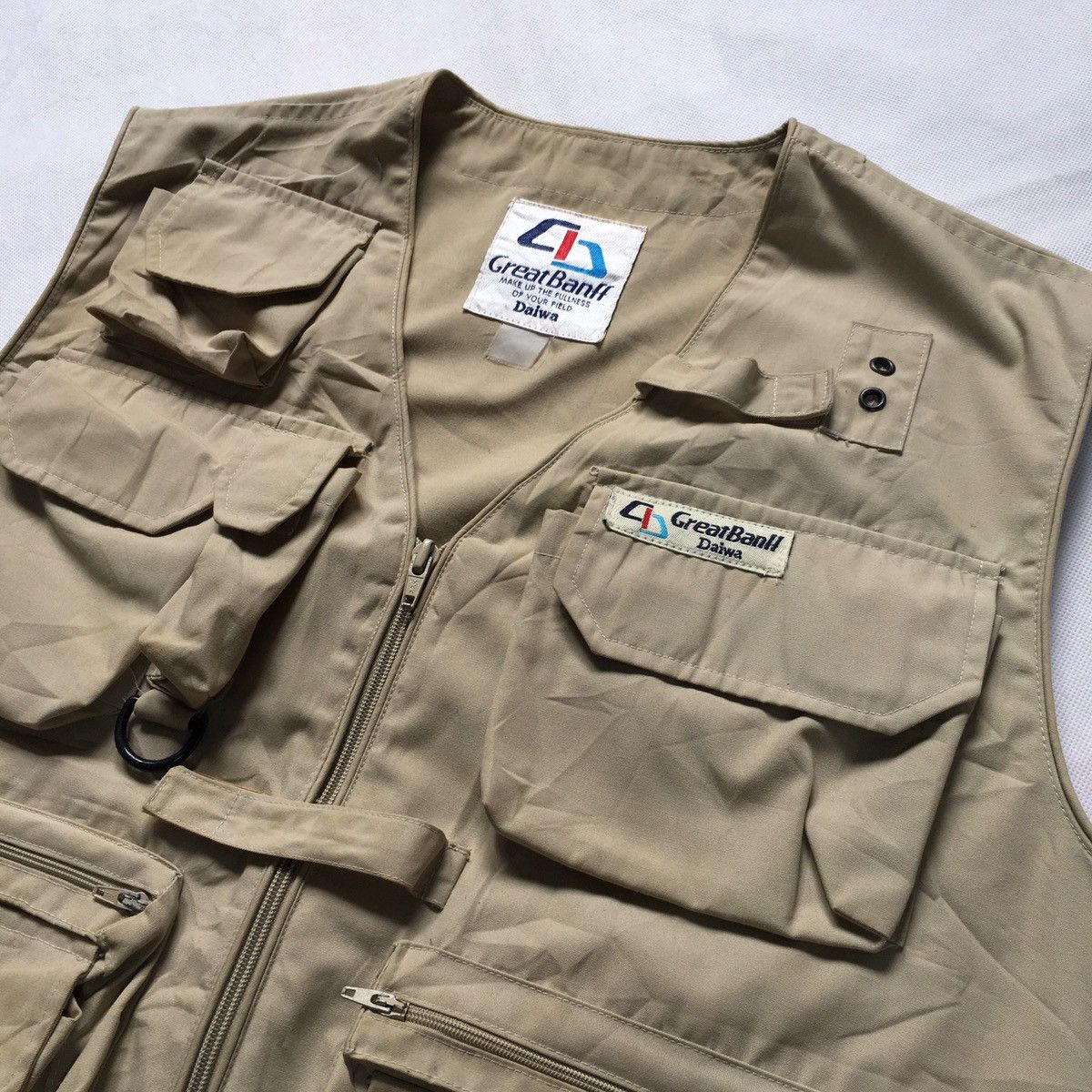 Japanese Brand Daiwa Multipocket Tech Tactical Zipper Utility Vest Size US M / EU 48-50 / 2 - 3 Thumbnail