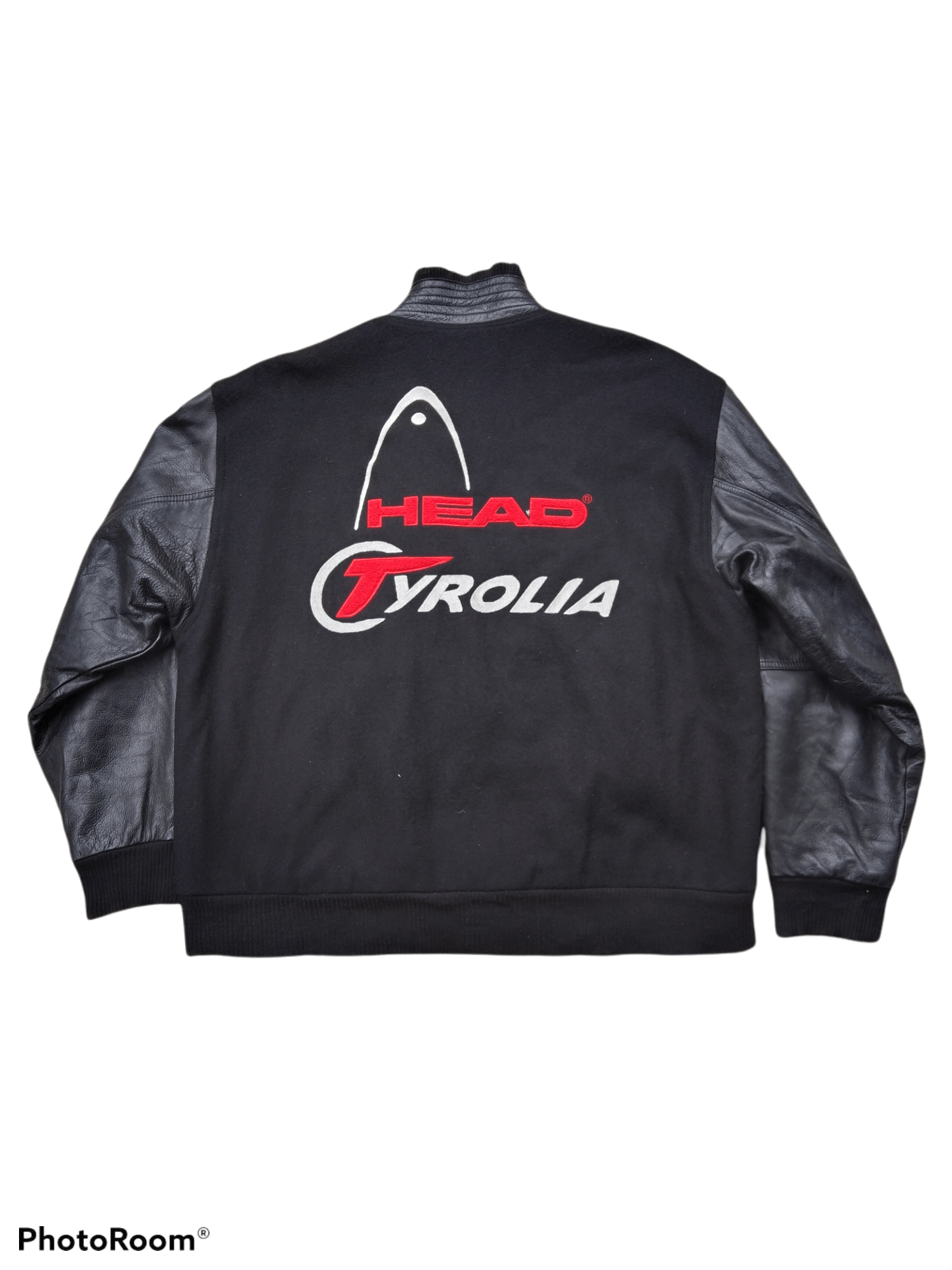 image of Sports Specialties x Varsity Jacket Vintage Varsity Wool Jacket Head Tyrolia in Black (Size XL)