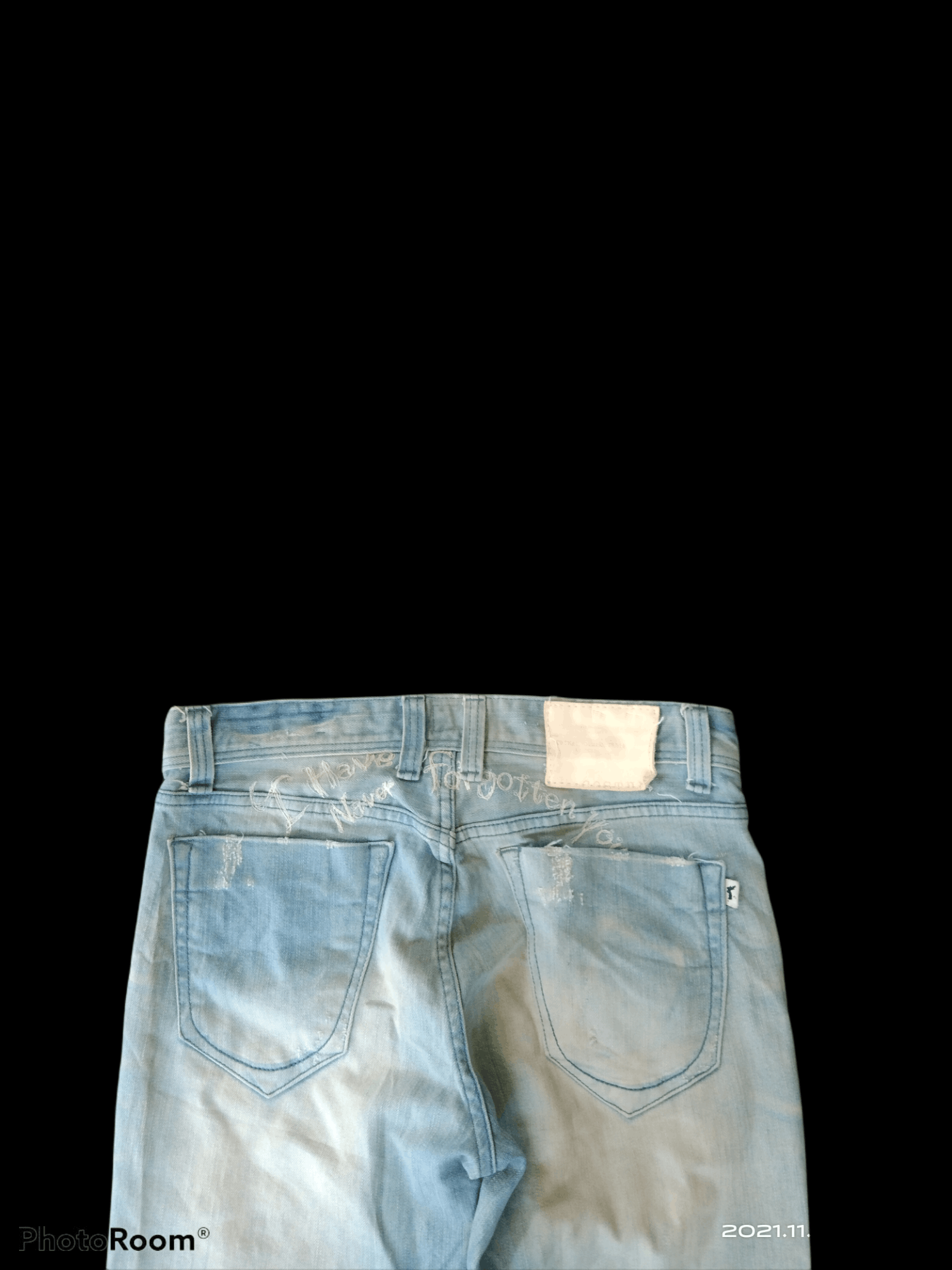Japanese Brand DiSTRESSED FADE BLUE JAPANESE BRAND A.V.H DENIM PANTS Size US 31 - 4 Thumbnail