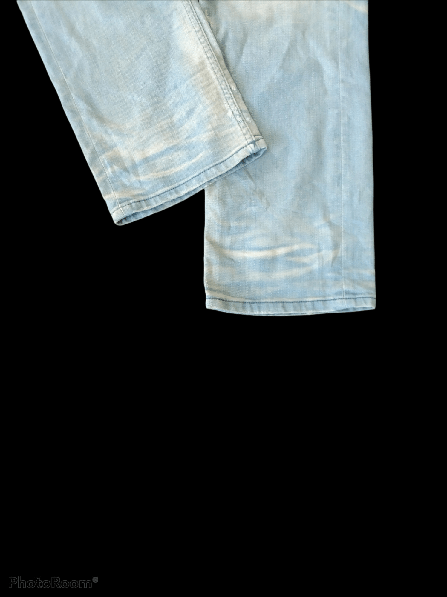 Japanese Brand DiSTRESSED FADE BLUE JAPANESE BRAND A.V.H DENIM PANTS Size US 31 - 5 Thumbnail