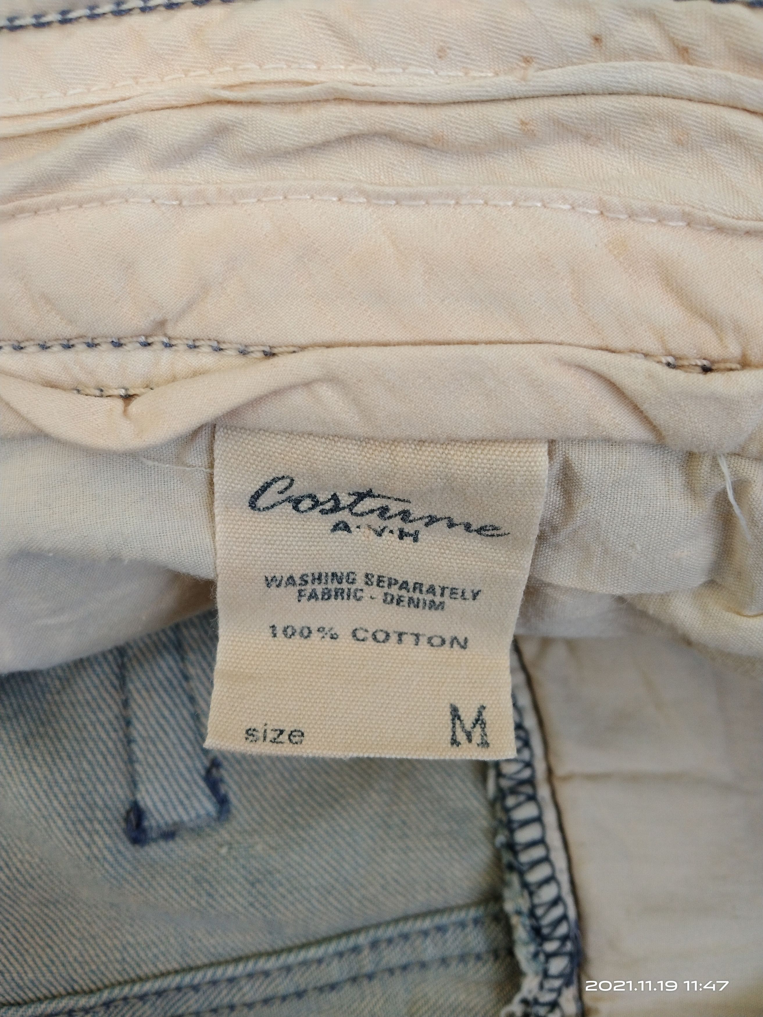Japanese Brand DiSTRESSED FADE BLUE JAPANESE BRAND A.V.H DENIM PANTS Size US 31 - 6 Thumbnail