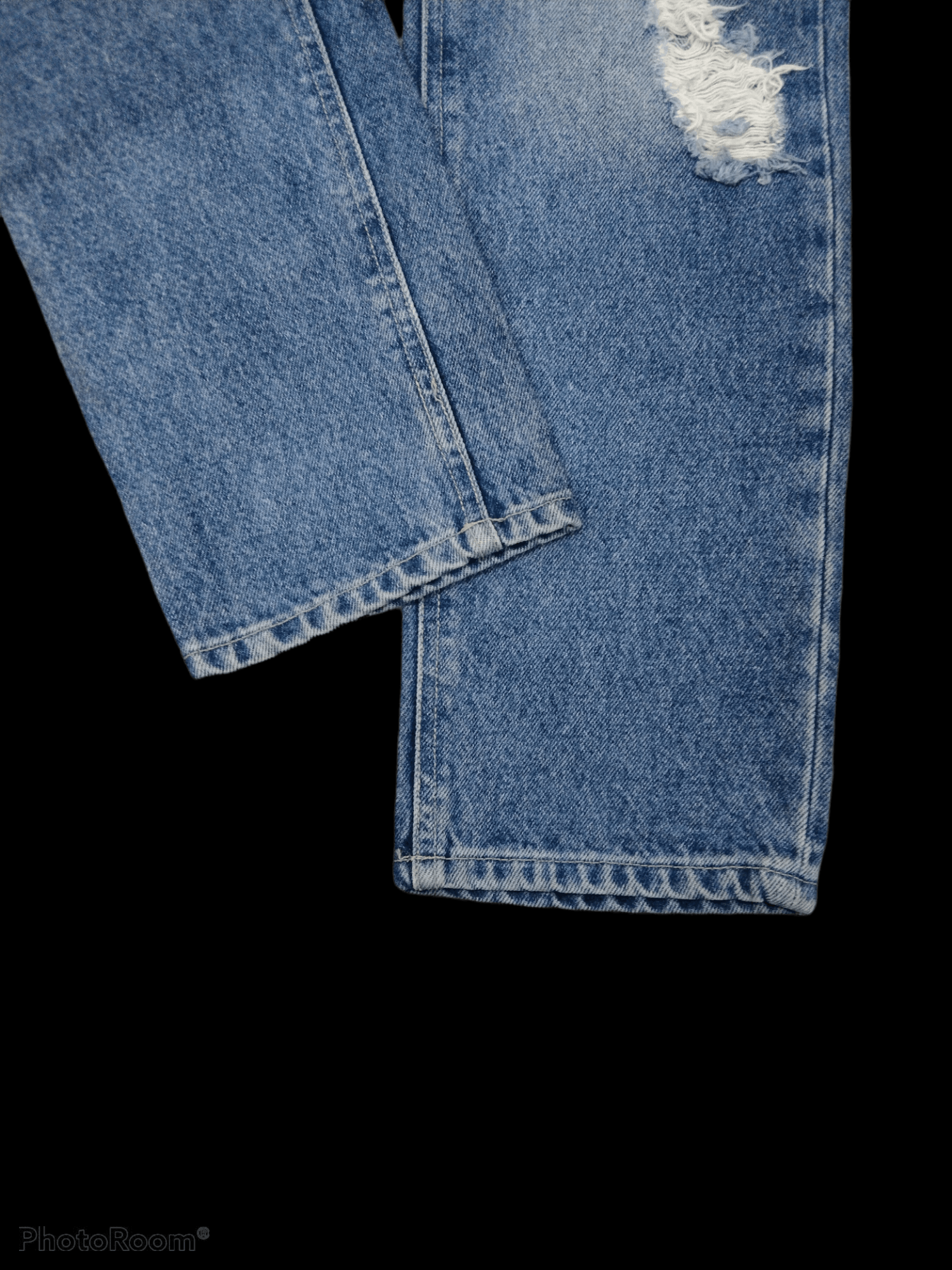 21 Men DiSTRESSED RIPED PUNK STYLE JAPANESE 21 MEN DENIM PANTS Size US 32 / EU 48 - 5 Thumbnail