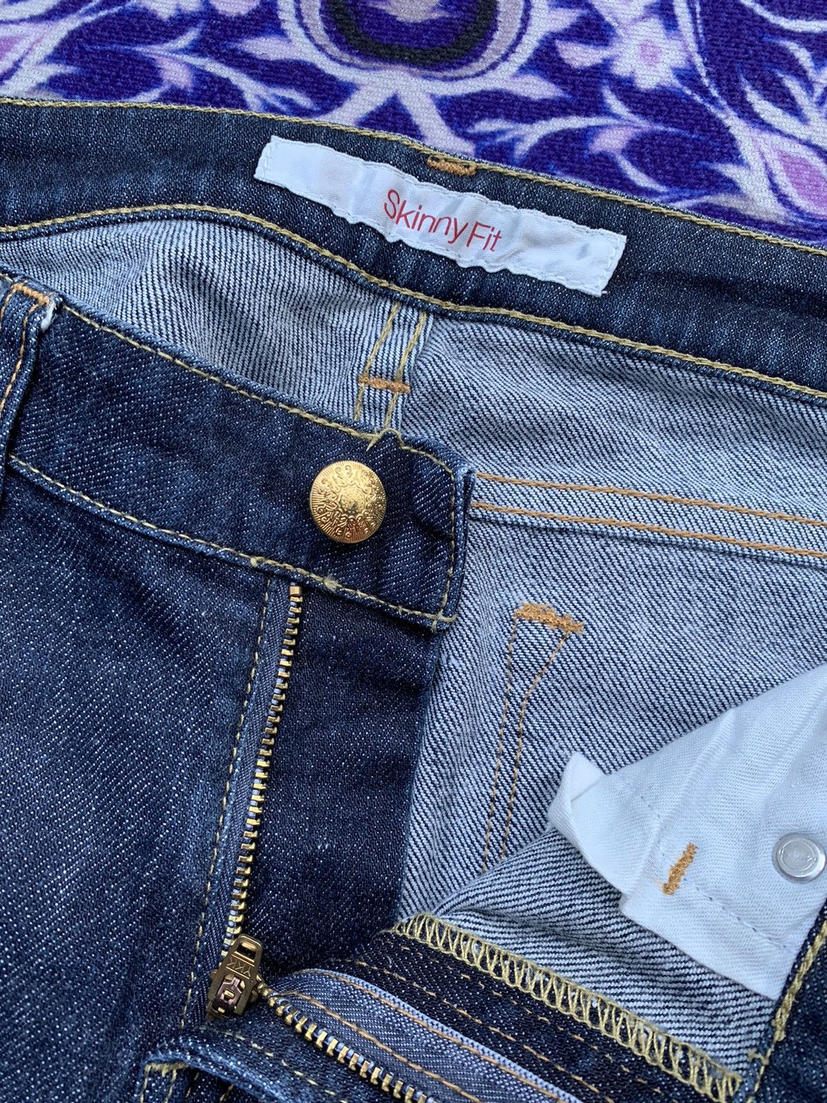 Japanese Brand Uniqlo Skinny Fit Denim Size US 31 - 3 Thumbnail
