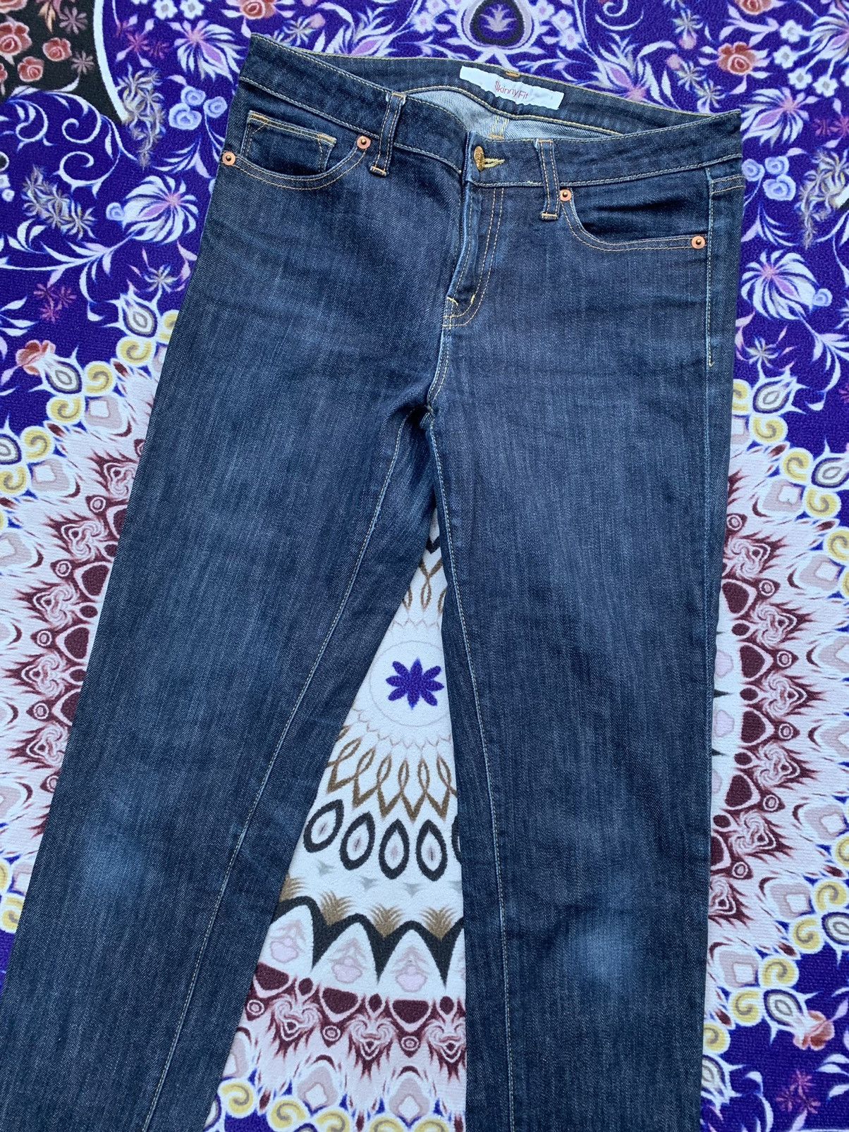 Japanese Brand Uniqlo Skinny Fit Denim Size US 31 - 2 Thumbnail