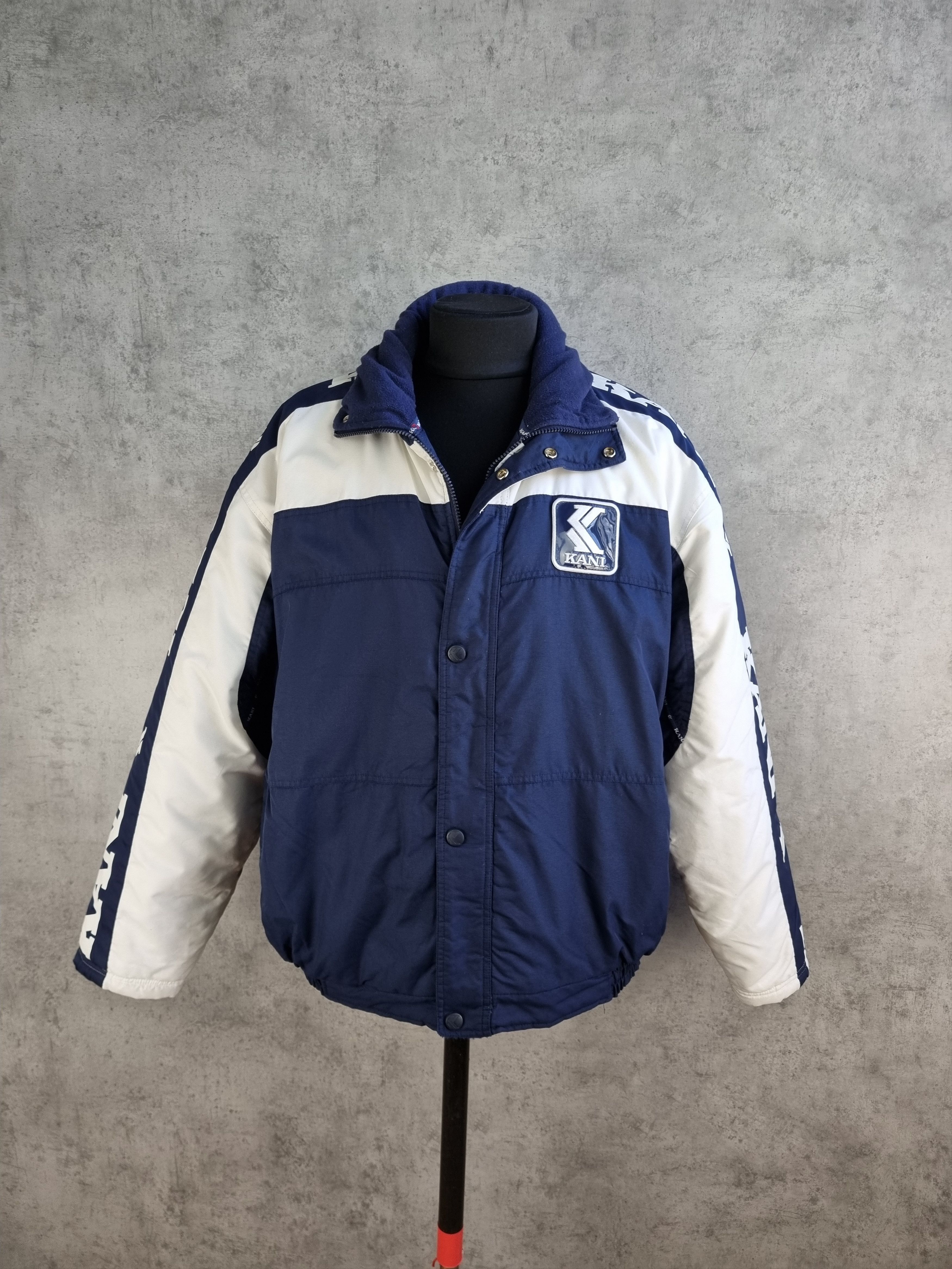 Karl Kani × Vintage 90s Vintage Karl Kani Down Puffer Jacket Side Tape Size US XL / EU 56 / 4 - 21 Thumbnail