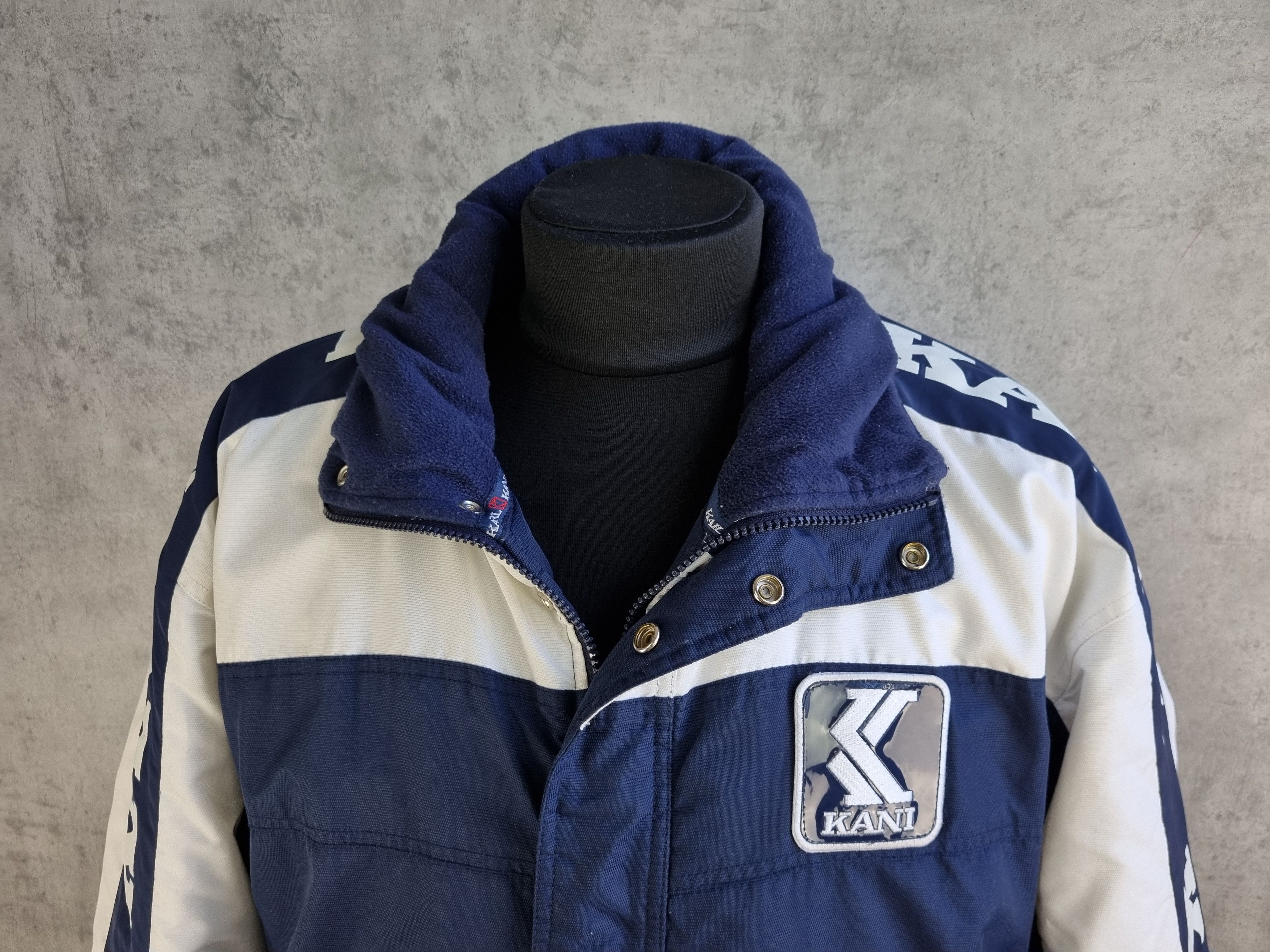 Karl Kani × Vintage 90s Vintage Karl Kani Down Puffer Jacket Side Tape Size US XL / EU 56 / 4 - 7 Thumbnail