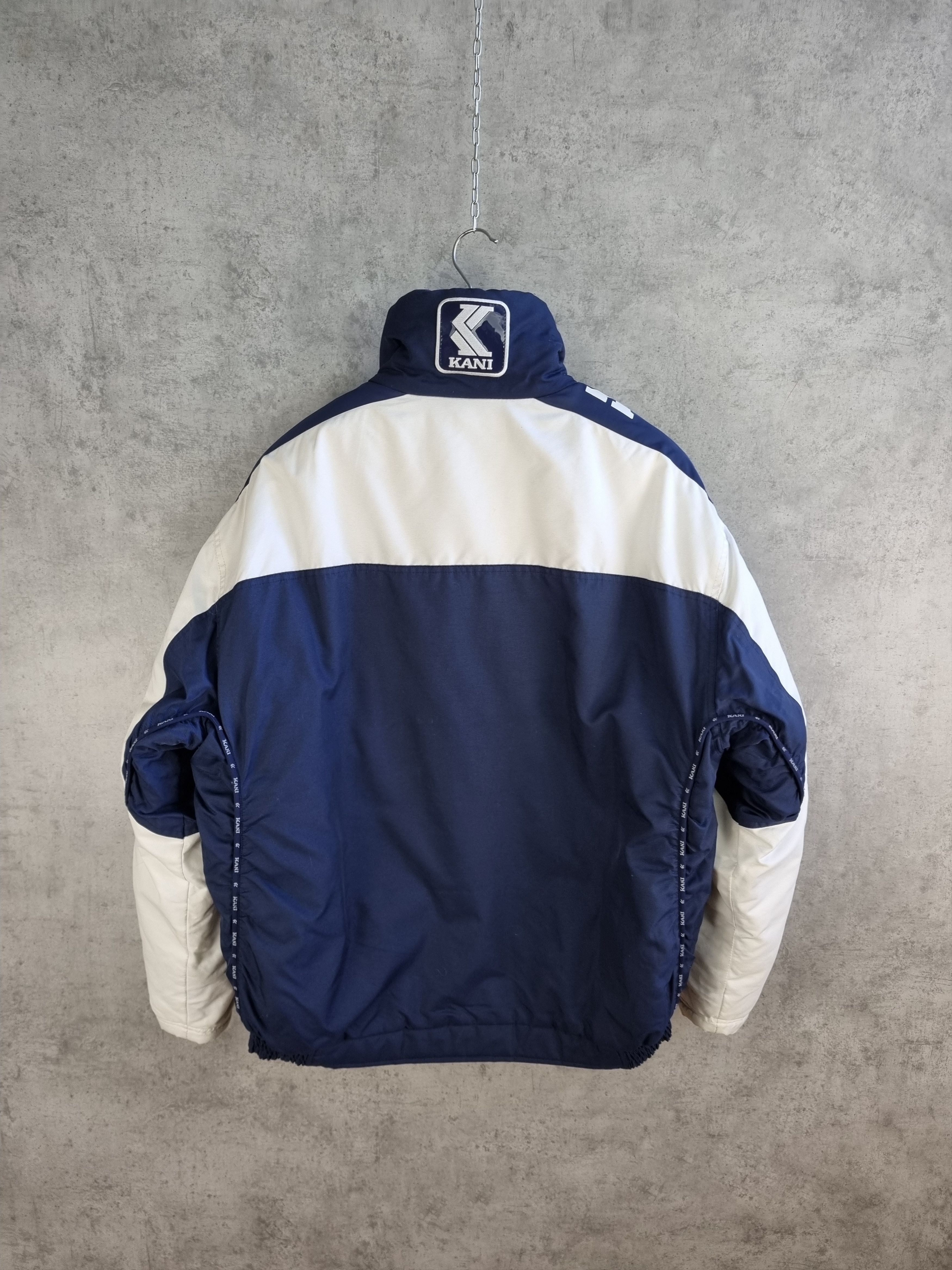 Karl Kani × Vintage 90s Vintage Karl Kani Down Puffer Jacket Side Tape Size US XL / EU 56 / 4 - 2 Thumbnail