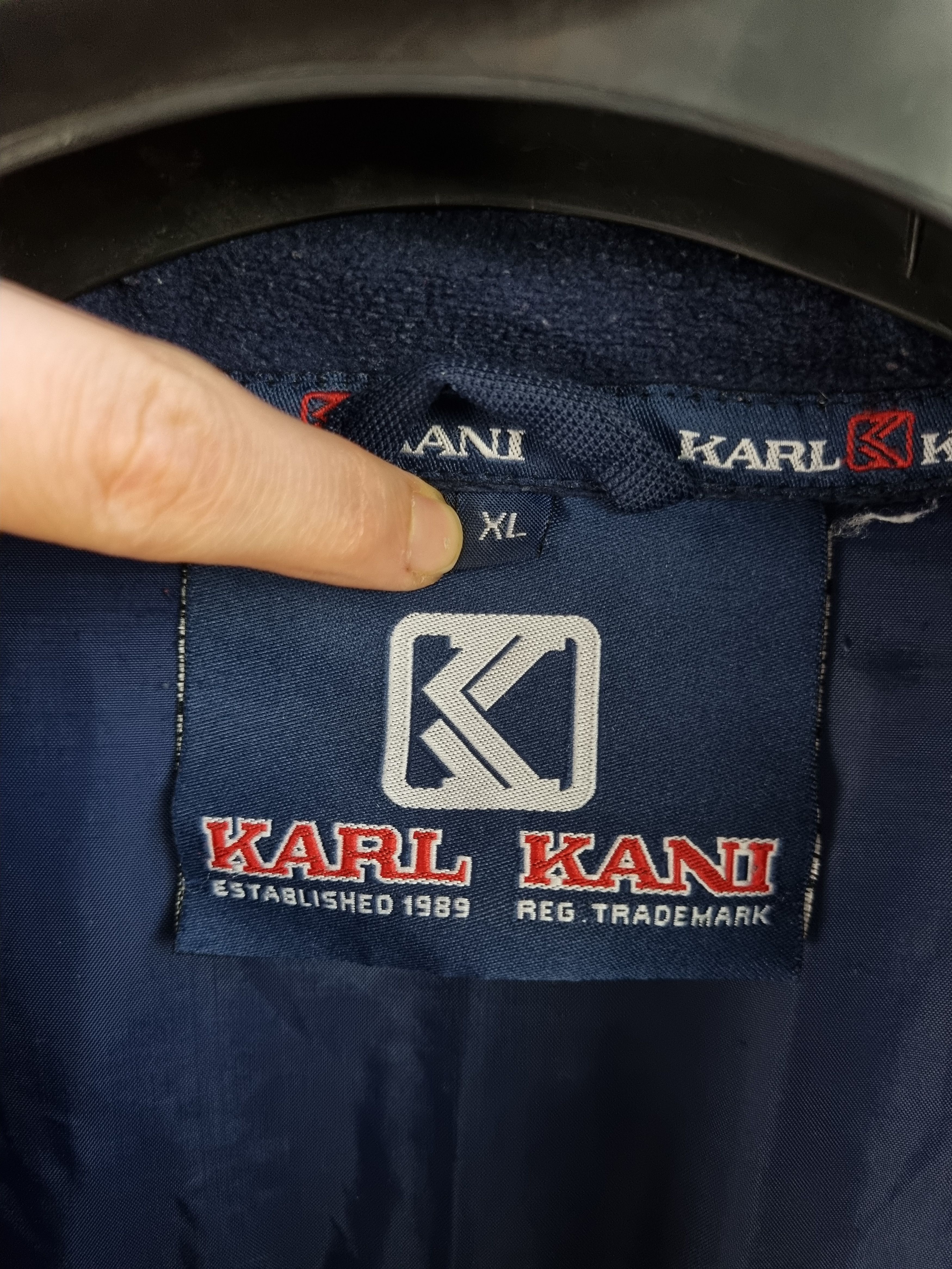 Karl Kani × Vintage 90s Vintage Karl Kani Down Puffer Jacket Side Tape Size US XL / EU 56 / 4 - 11 Thumbnail