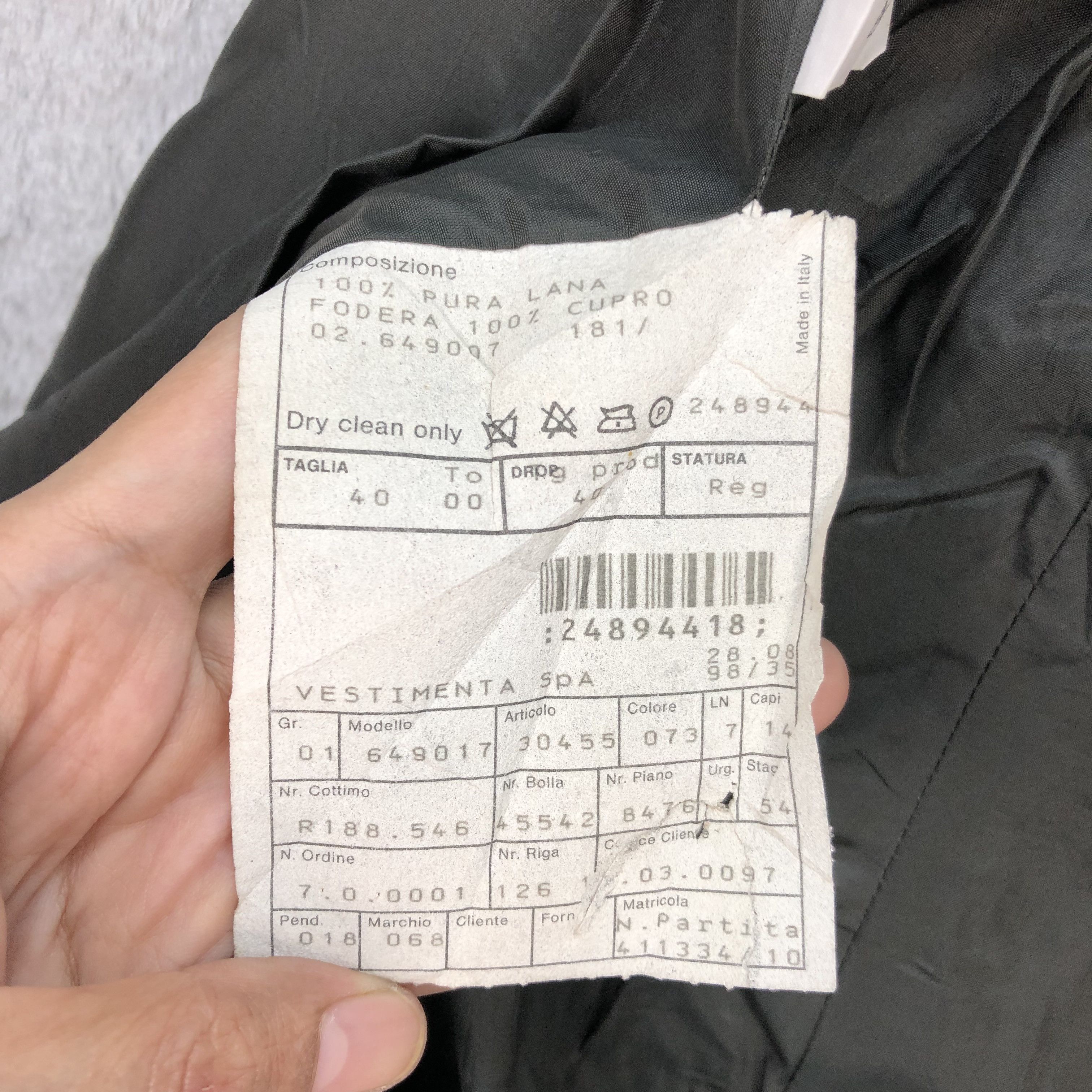 Emporio Armani EMPORIO ARMANI A MILANO-BORGONUOVO 21 SUIT JACKET #5923-213 Size S / US 4 / IT 40 - 14 Thumbnail