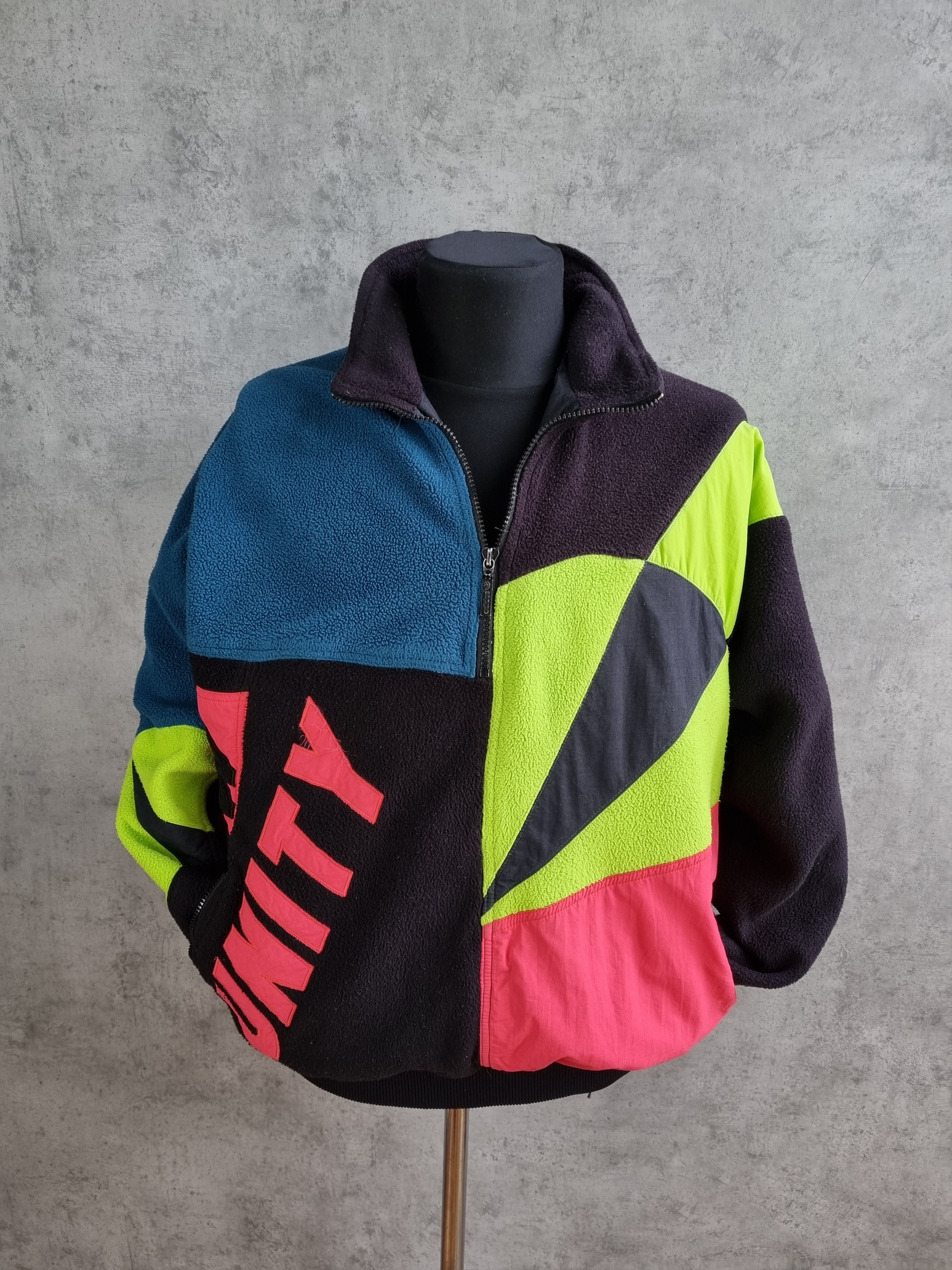 Adidas × Vintage 80s ADIDAS New Unity Fleece Very Rare Sweatshirt Size US L / EU 52-54 / 3 - 1 Thumbnail