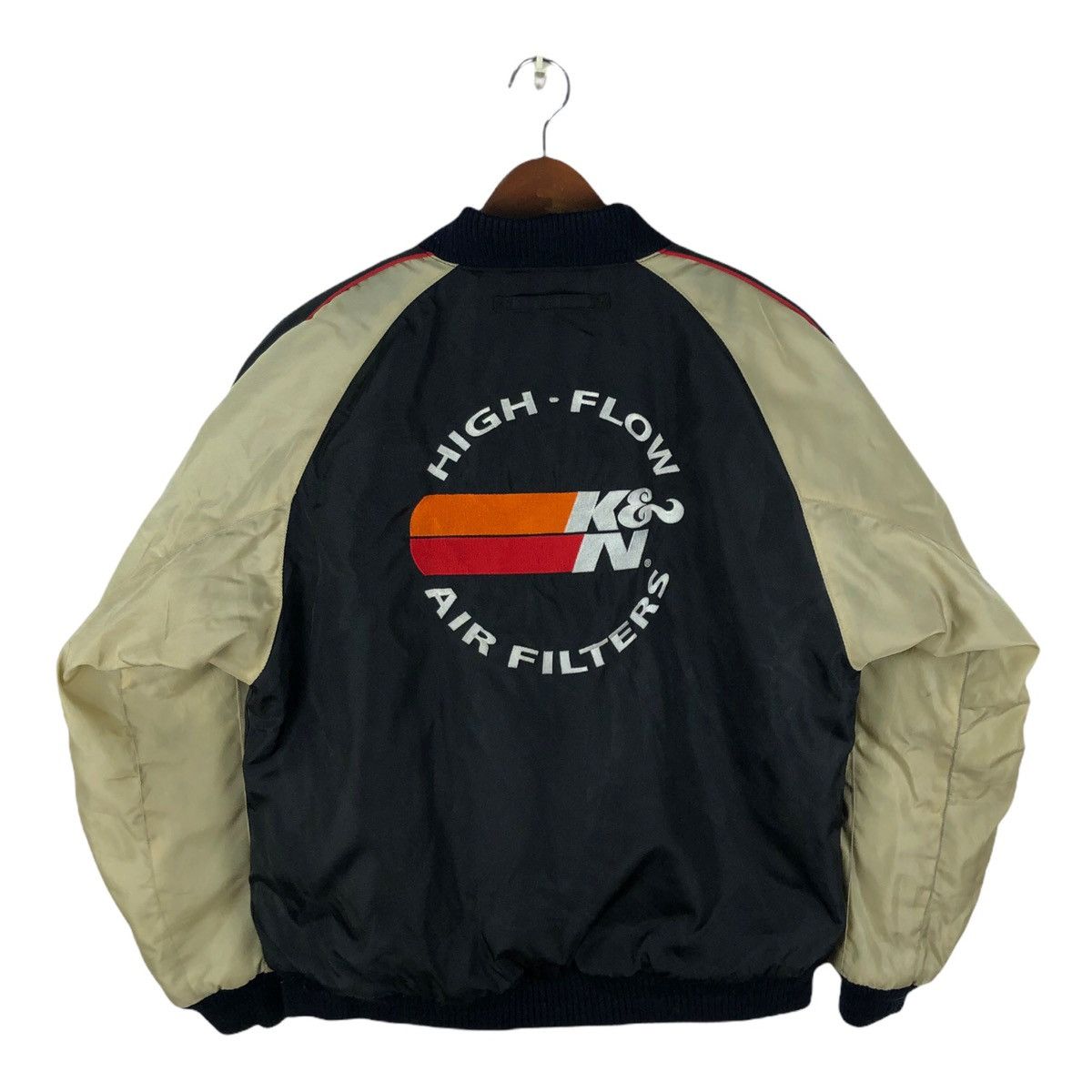Vintage Vintage 90s K&N Performance Racing Bomber Jacket Size US S / EU 44-46 / 1 - 1 Thumbnail