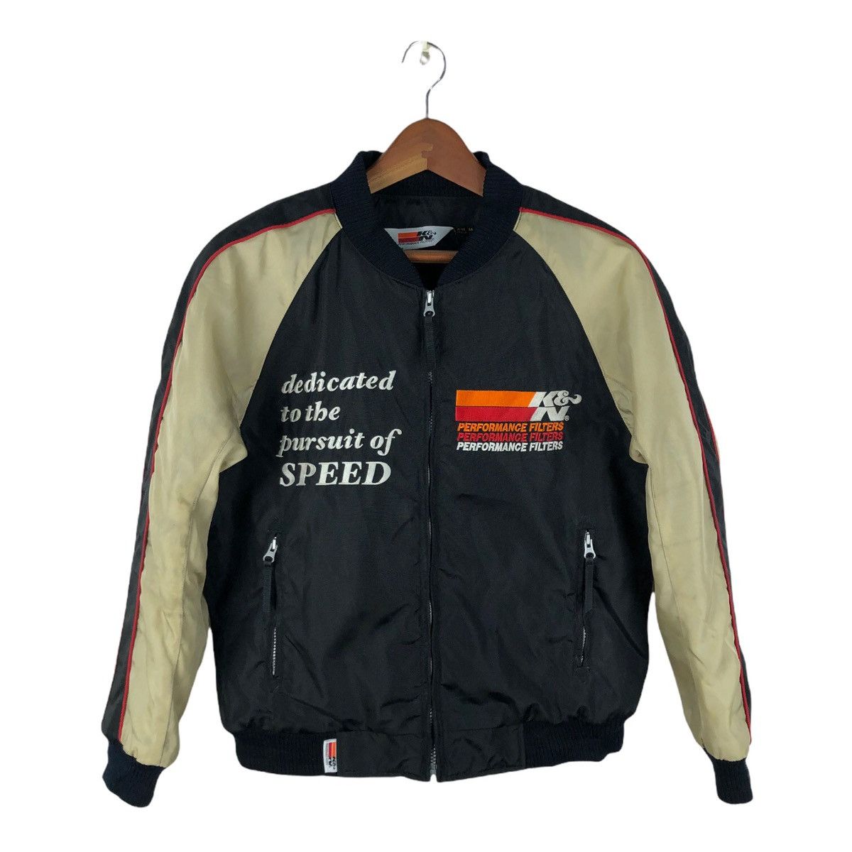 Vintage Vintage 90s K&N Performance Racing Bomber Jacket Size US S / EU 44-46 / 1 - 2 Thumbnail