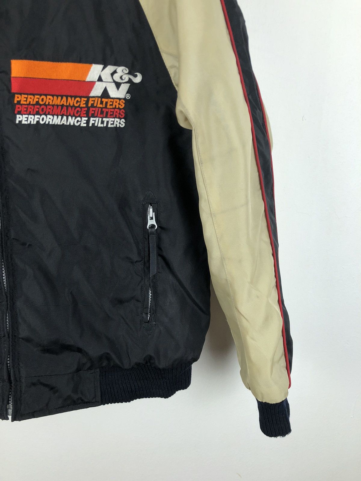 Vintage Vintage 90s K&N Performance Racing Bomber Jacket Size US S / EU 44-46 / 1 - 3 Thumbnail