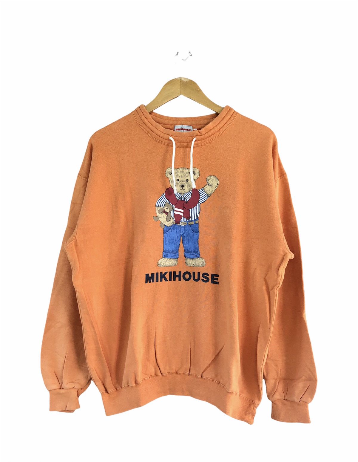 Japanese Brand Vintage 90s Miki House Bear Sweatshirts Size M Size US M / EU 48-50 / 2 - 1 Thumbnail