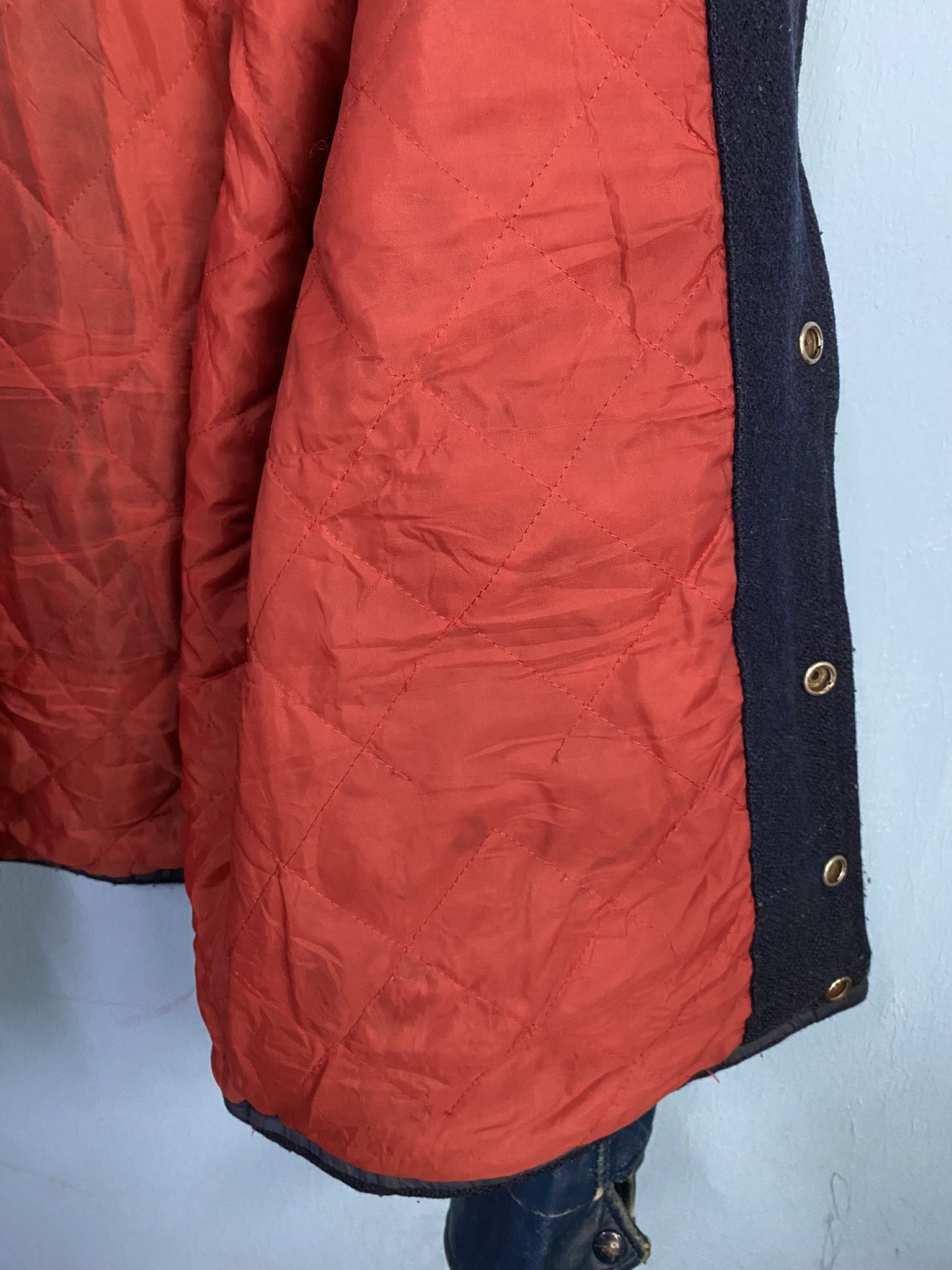 Vintage Vintage 80's Varsity Jacket Leather Sleeve Hand Size US L / EU 52-54 / 3 - 14 Thumbnail