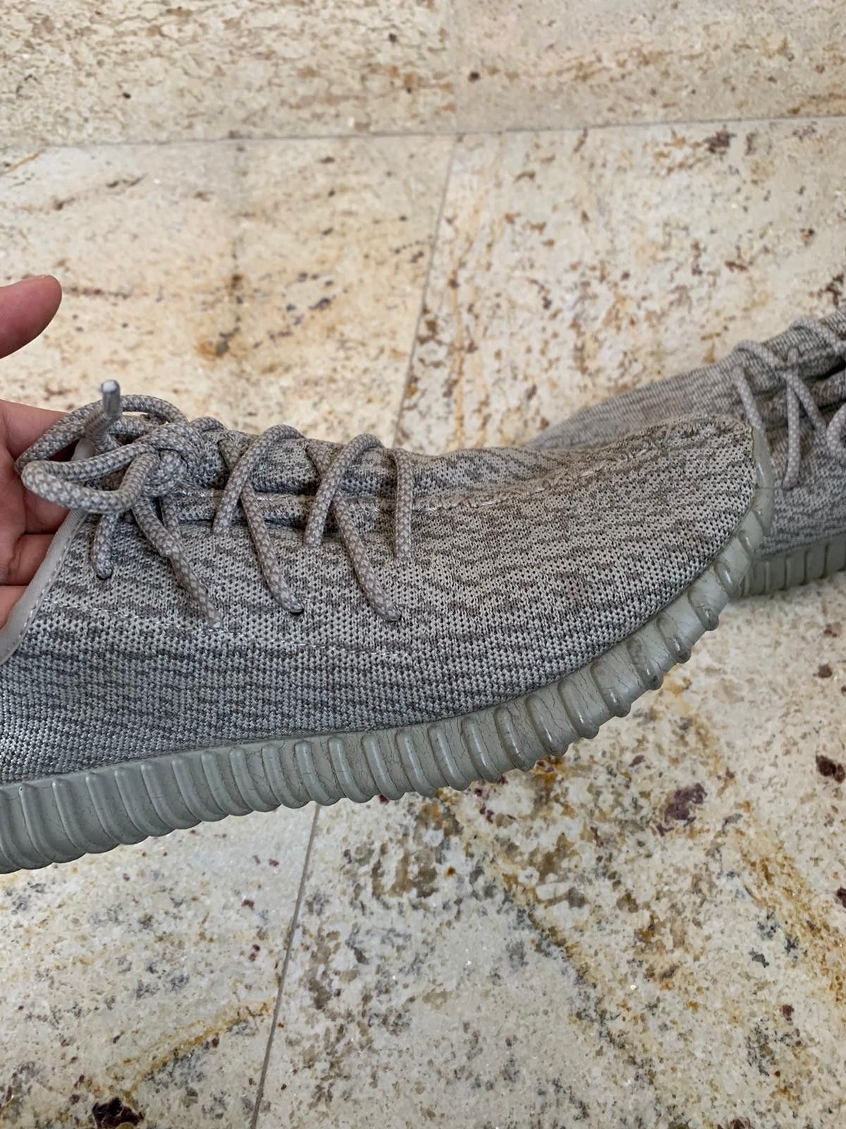 Adidas × Kanye West 350 Boost Sneakers in Beige Size US 11.5 / EU 44-45 - 2 Thumbnail