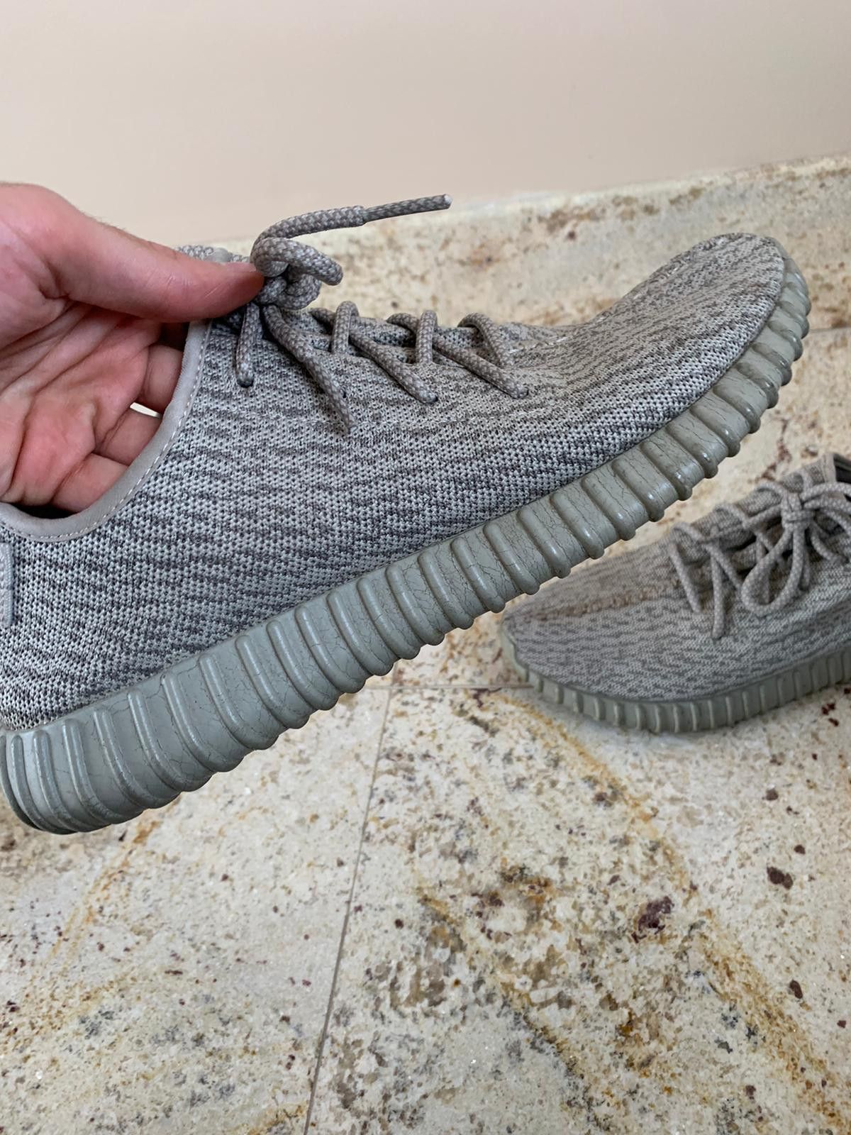 Adidas × Kanye West 350 Boost Sneakers in Beige Size US 11.5 / EU 44-45 - 16 Thumbnail