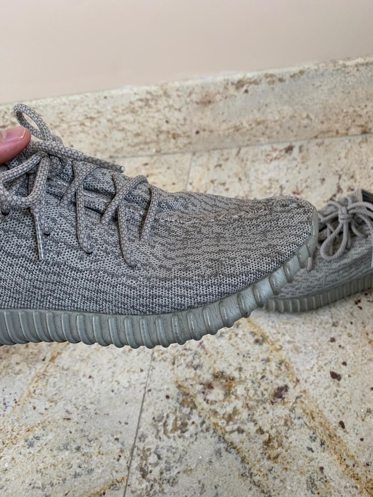 Adidas × Kanye West 350 Boost Sneakers in Beige Size US 11.5 / EU 44-45 - 12 Thumbnail