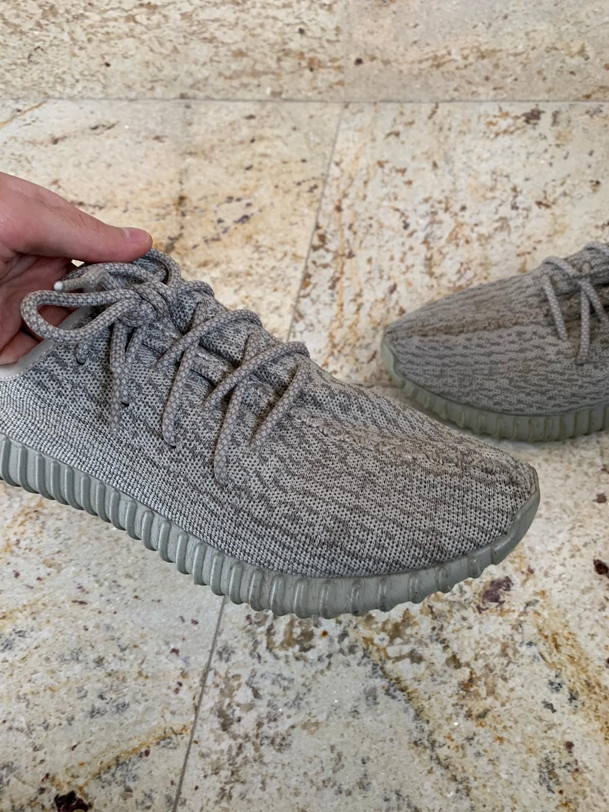Adidas × Kanye West 350 Boost Sneakers in Beige Size US 11.5 / EU 44-45 - 19 Thumbnail