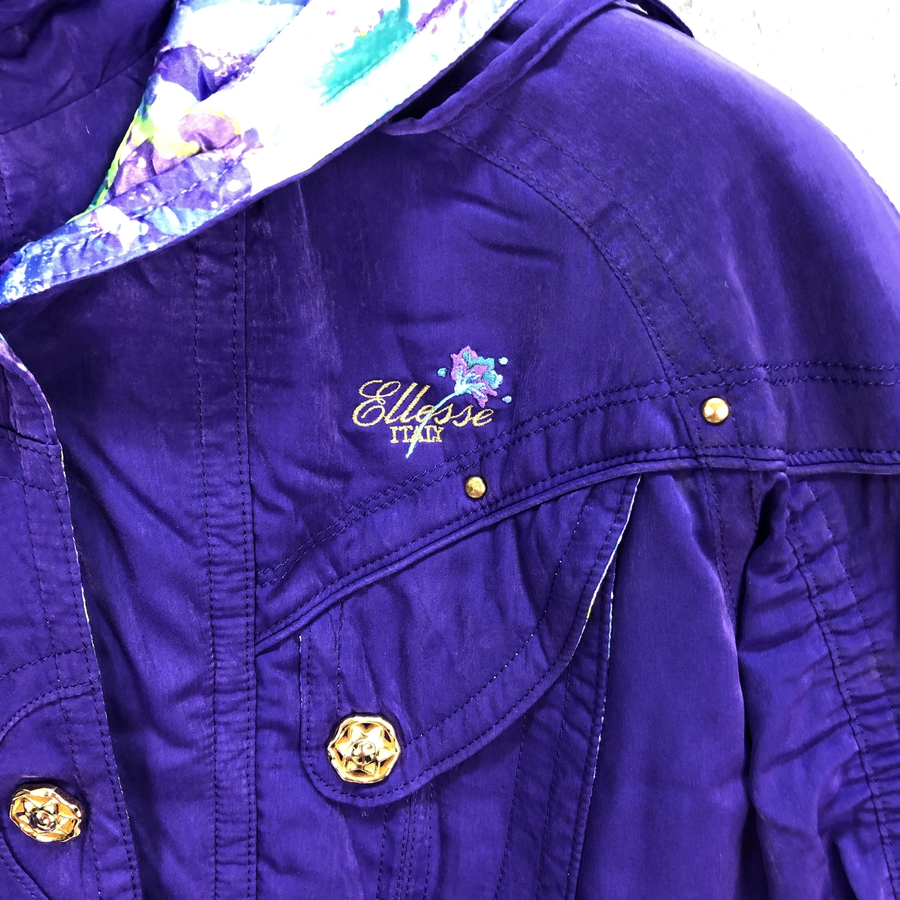 Ellesse ELLESSE ITALY PURPLE SKI JACKET / DOWN JACKET #5824-209 Size M / US 6-8 / IT 42-44 - 3 Thumbnail