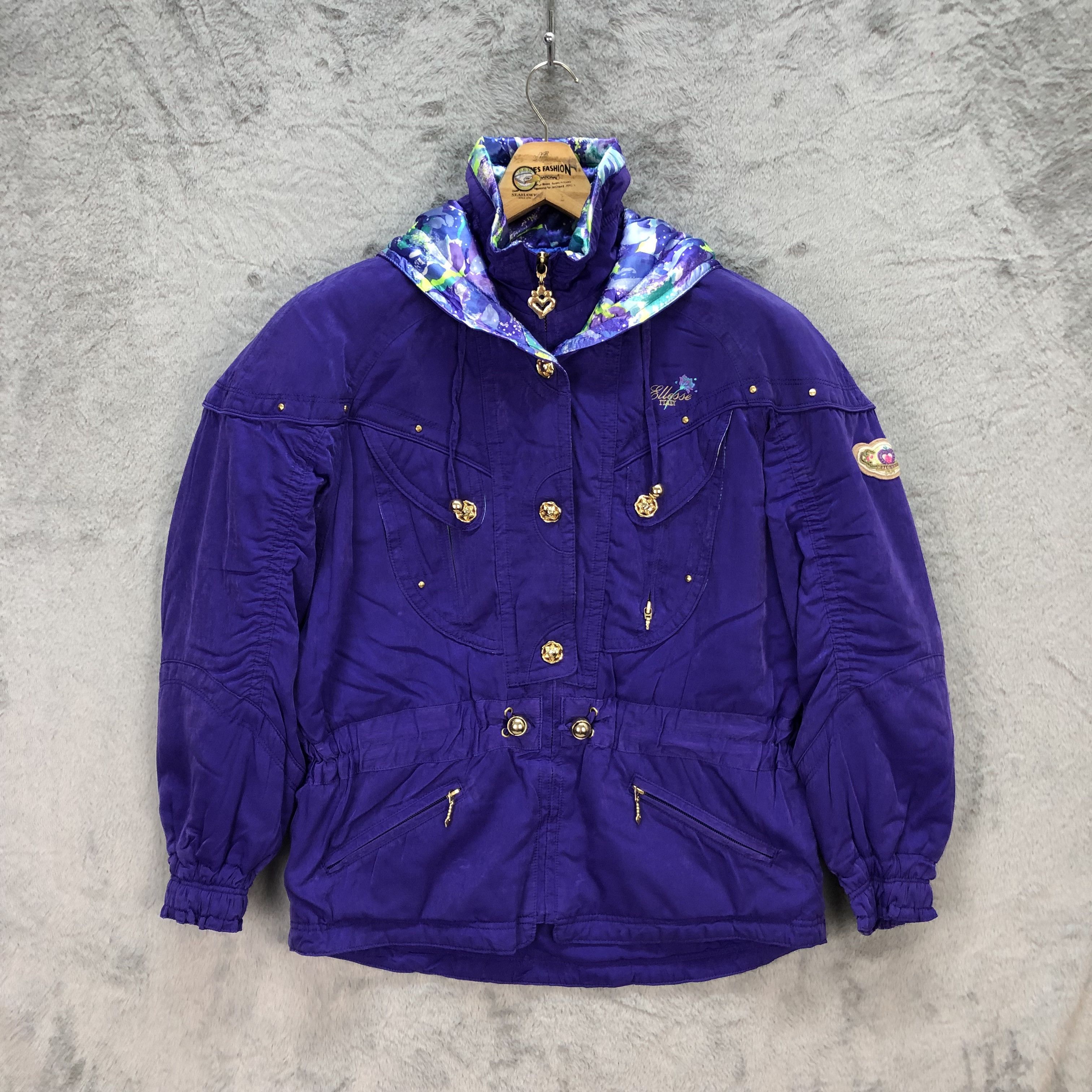 Ellesse ELLESSE ITALY PURPLE SKI JACKET / DOWN JACKET #5824-209 Size M / US 6-8 / IT 42-44 - 1 Thumbnail