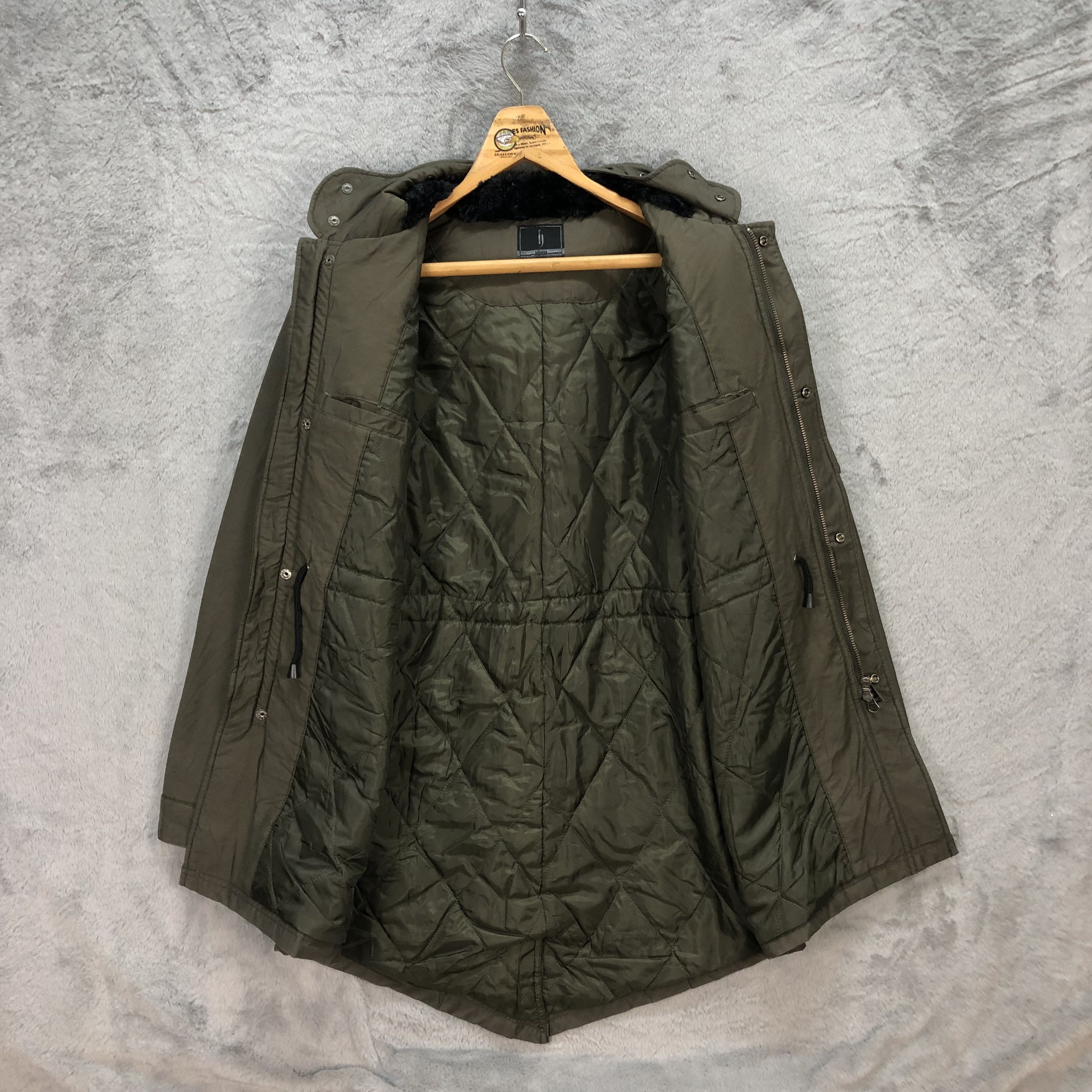 Japanese Brand DJ HONDA FUR ON NECK FISHTAIL PARKA #5820-209 Size US M / EU 48-50 / 2 - 11 Thumbnail