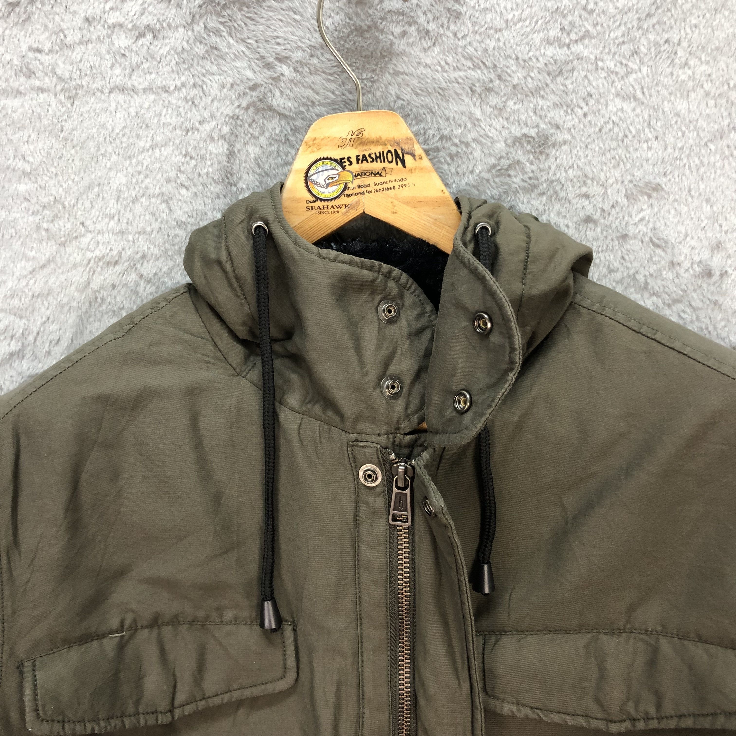Japanese Brand DJ HONDA FUR ON NECK FISHTAIL PARKA #5820-209 Size US M / EU 48-50 / 2 - 7 Thumbnail