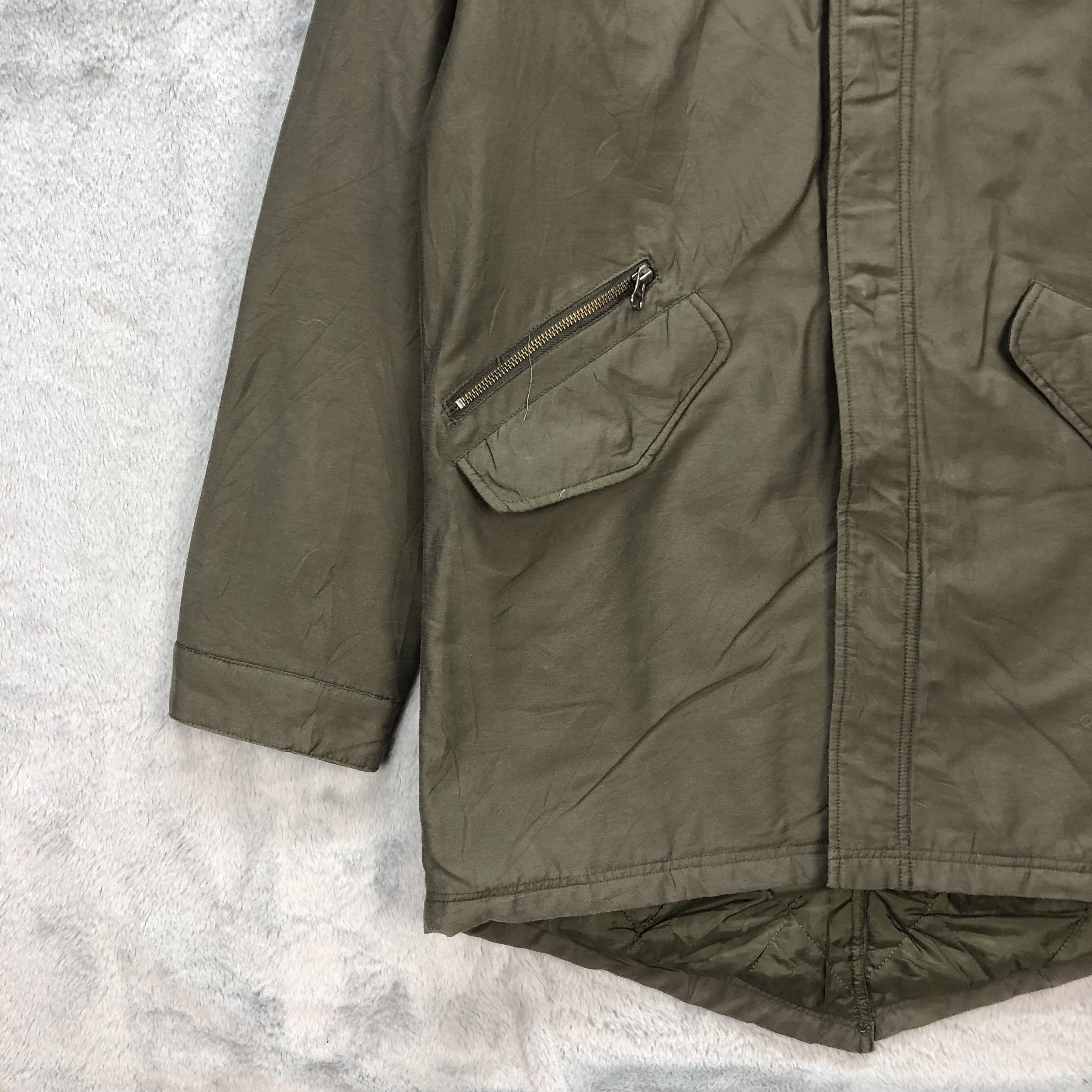 Japanese Brand DJ HONDA FUR ON NECK FISHTAIL PARKA #5820-209 Size US M / EU 48-50 / 2 - 4 Thumbnail