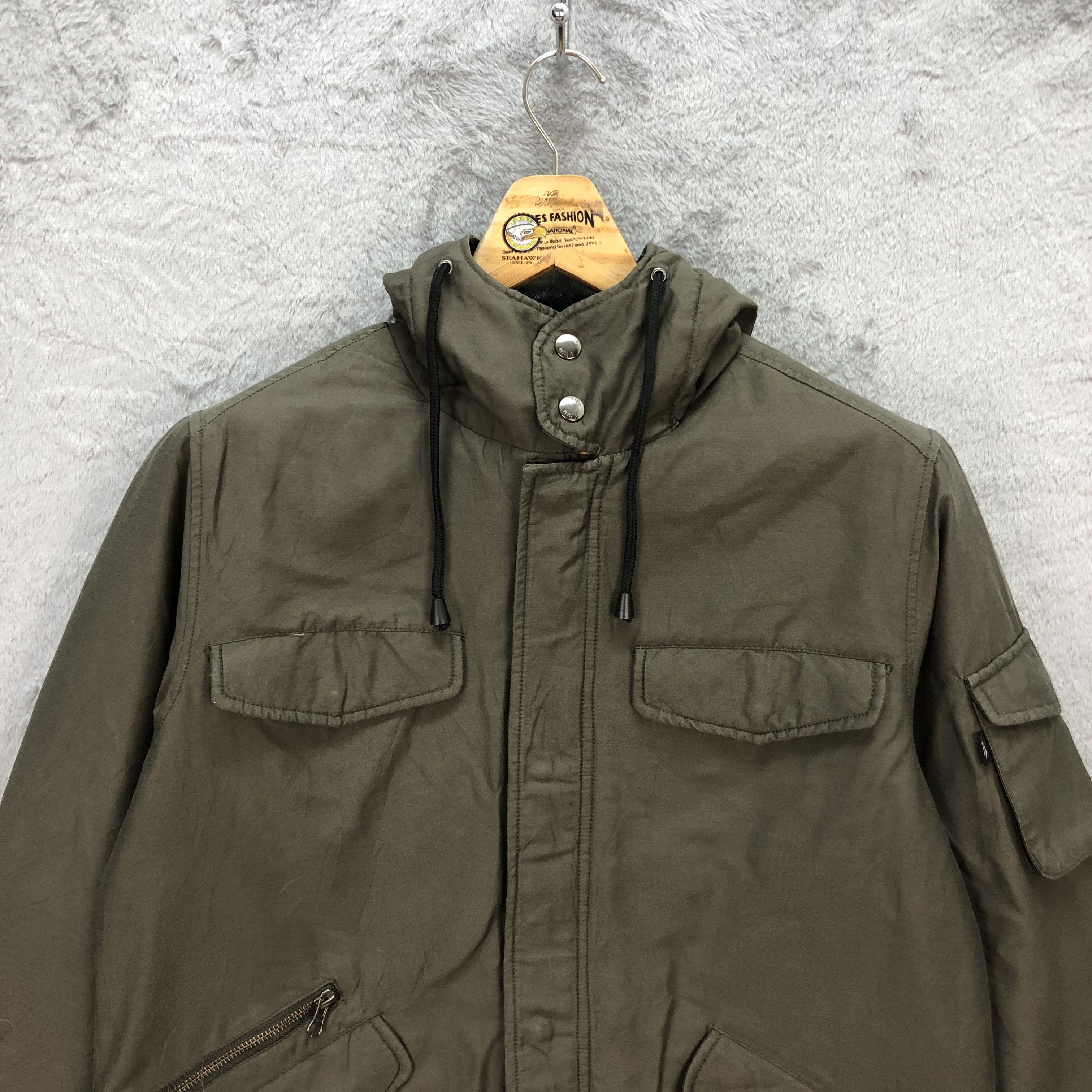 Japanese Brand DJ HONDA FUR ON NECK FISHTAIL PARKA #5820-209 Size US M / EU 48-50 / 2 - 2 Thumbnail
