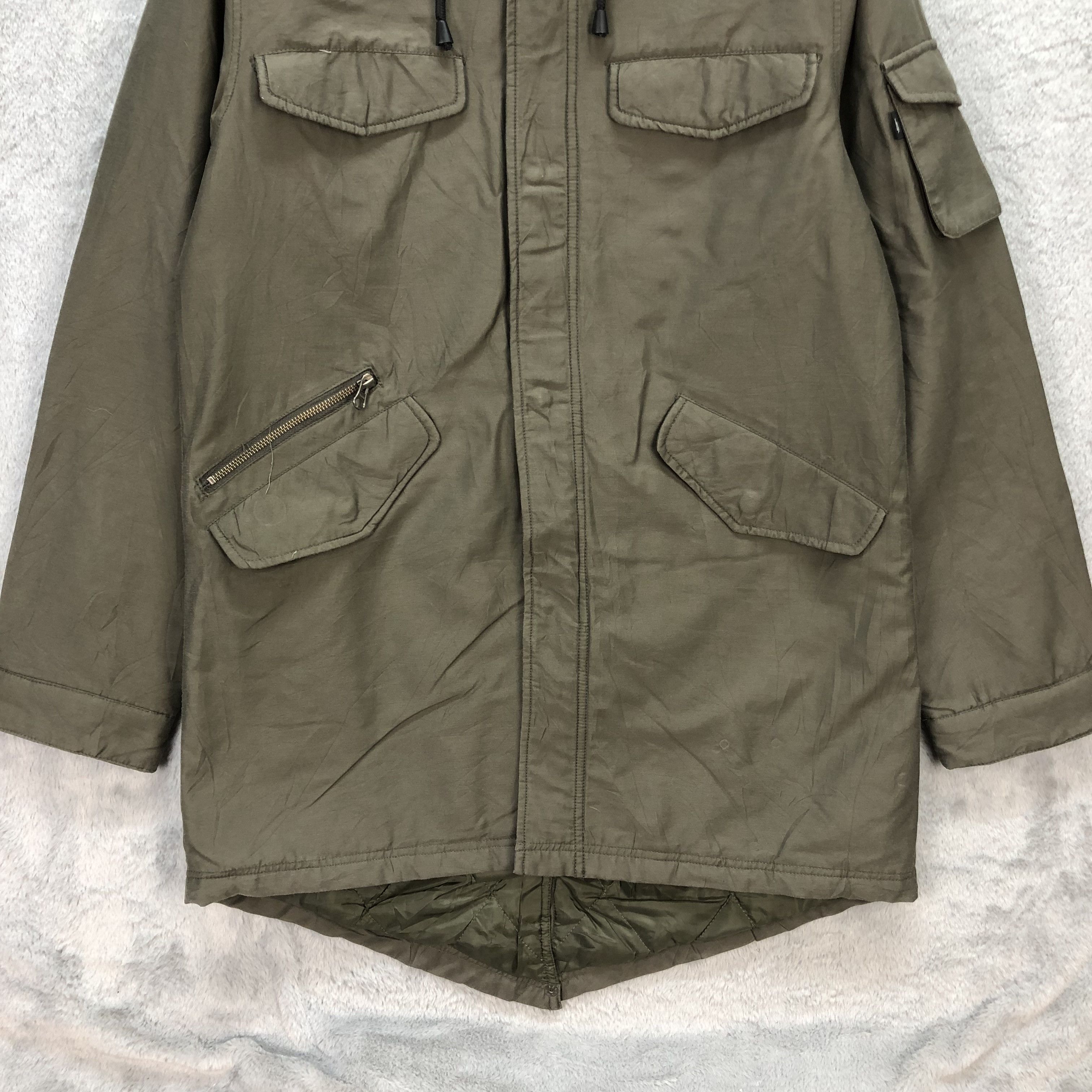 Japanese Brand DJ HONDA FUR ON NECK FISHTAIL PARKA #5820-209 Size US M / EU 48-50 / 2 - 3 Thumbnail