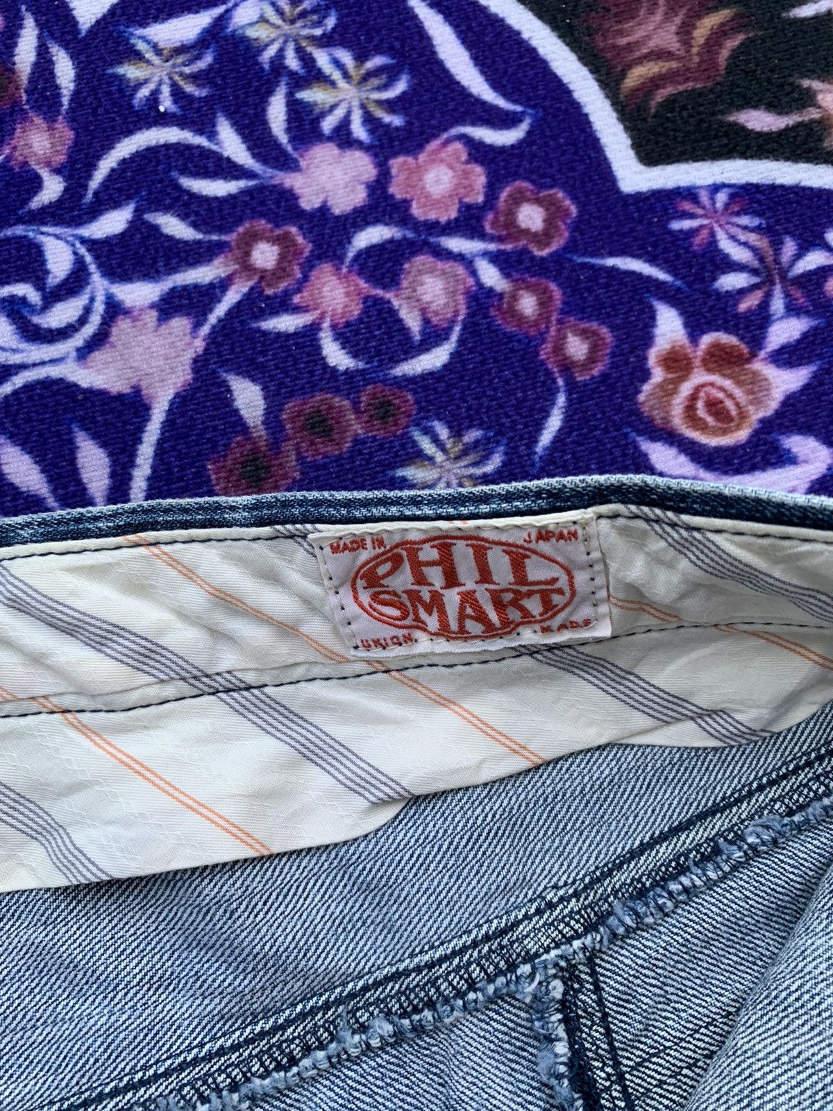 Other Vintage Phil Smart Faded Wash Denim Size US 37 - 5 Thumbnail