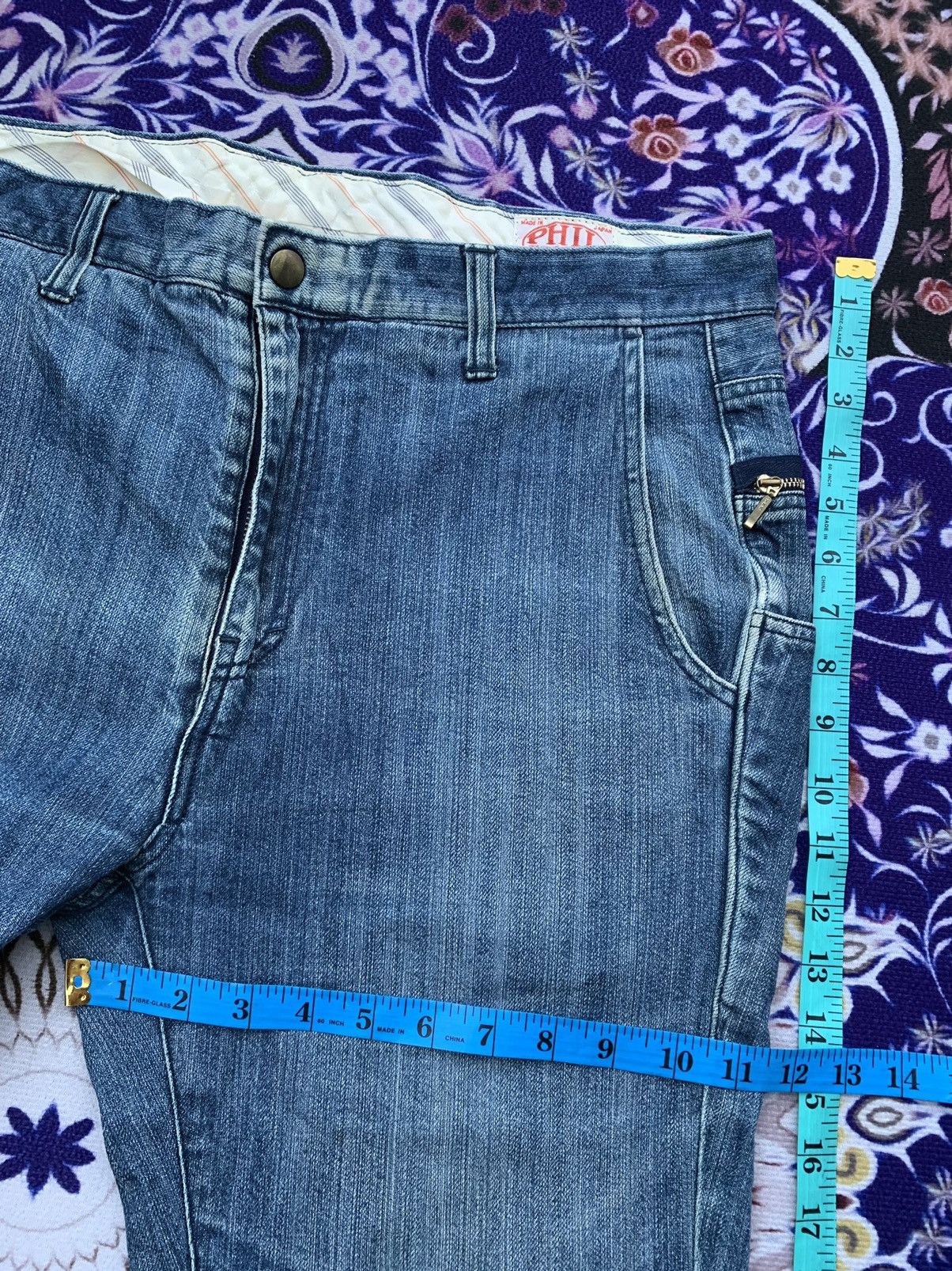 Other Vintage Phil Smart Faded Wash Denim Size US 37 - 10 Thumbnail