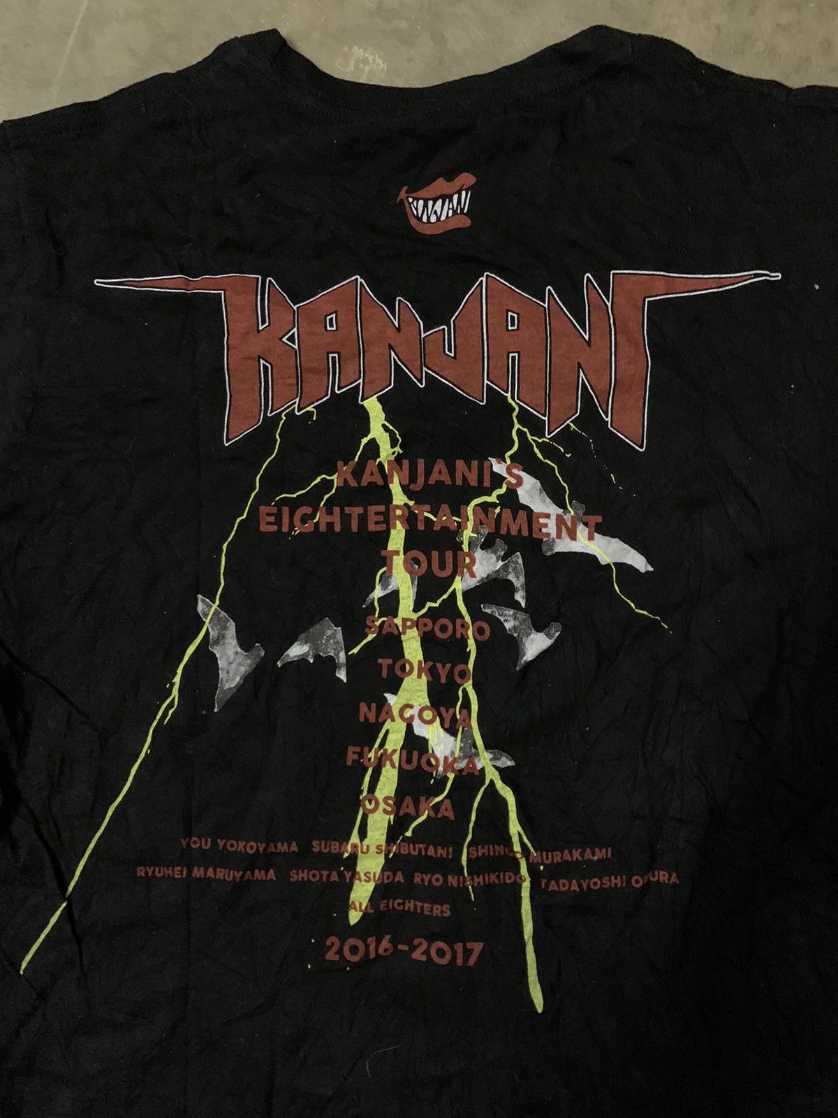 Band Tees Kanjani 2016-2017 Tour T Shirt Size US M / EU 48-50 / 2 - 5 Thumbnail