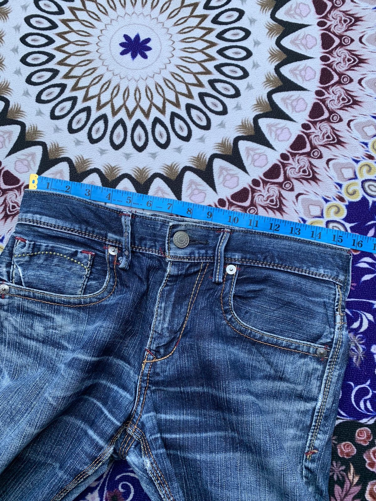 Libero Liberto Faded Wash Denim Size US 32 / EU 48 - 15 Thumbnail