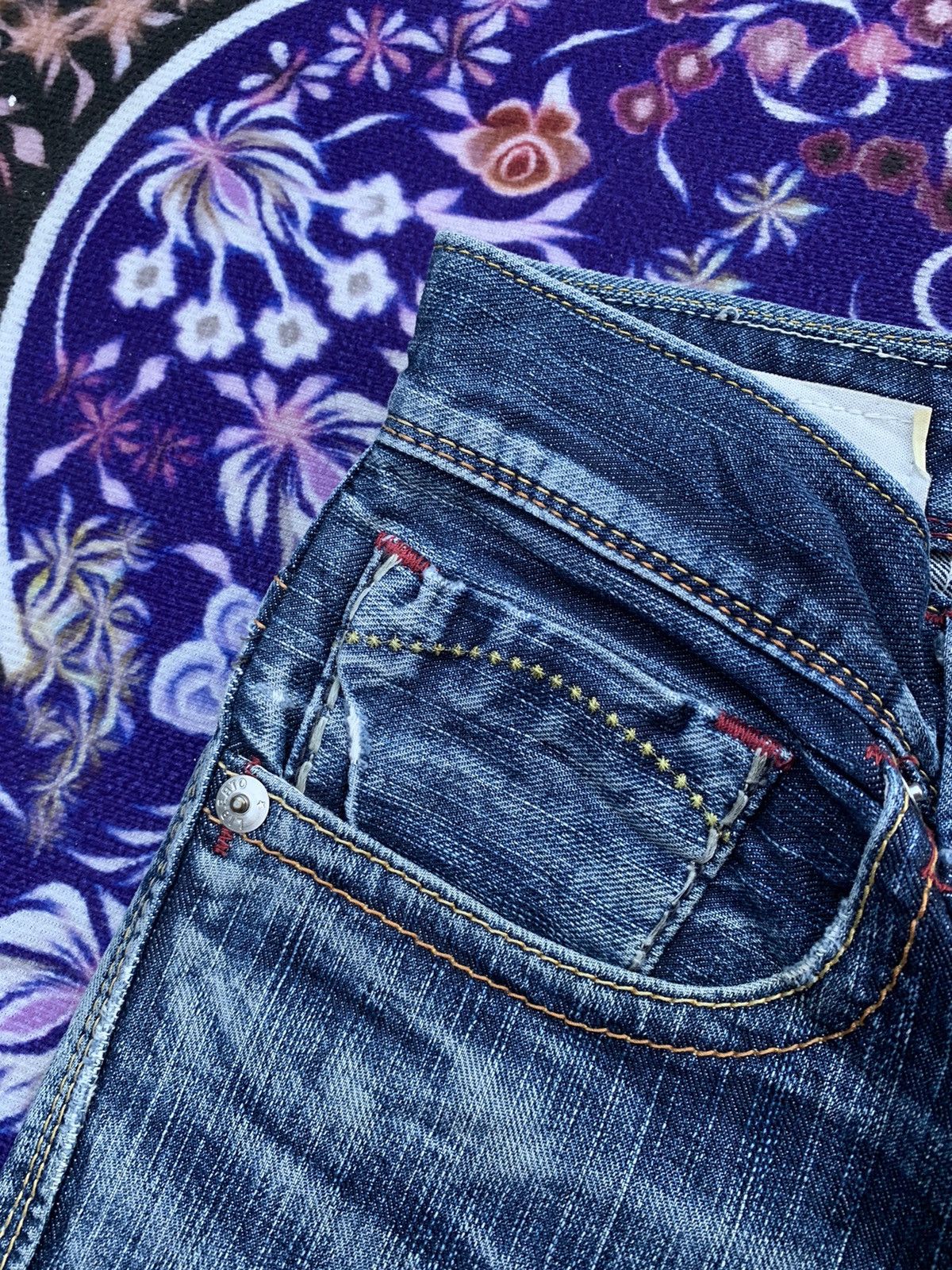 Libero Liberto Faded Wash Denim Size US 32 / EU 48 - 5 Thumbnail