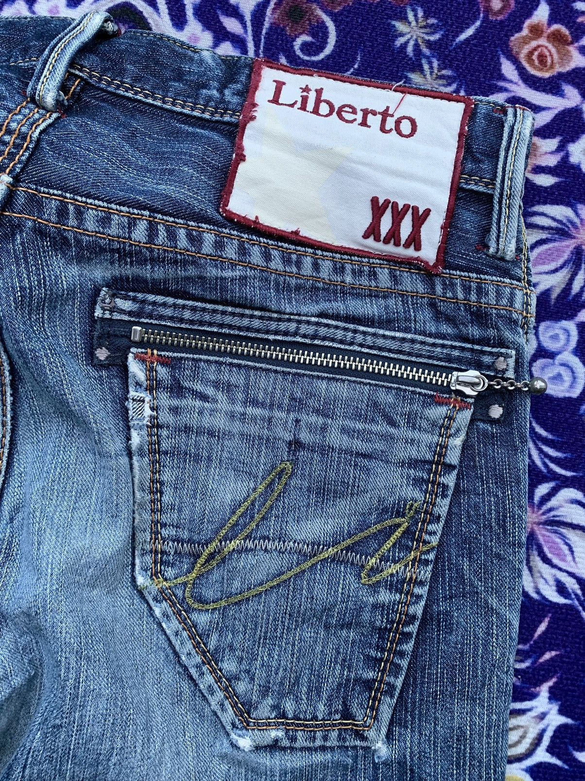 Libero Liberto Faded Wash Denim Size US 32 / EU 48 - 13 Thumbnail